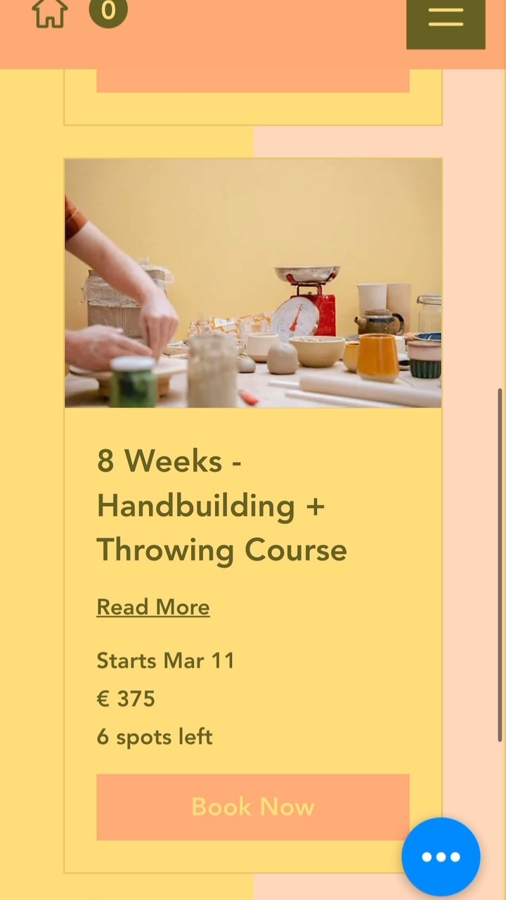 ✨Website update✨
There are some new ceramic courses available on my website, starting in March. And finally you can book them through the website. It took me a while to figure out how it works, but it works!
#ceramic #pottery #potterystudio #tableware #ceramicart #ceramicdesign #studiolife #colorfullceramics #painting #amsterdammade #madebyhand