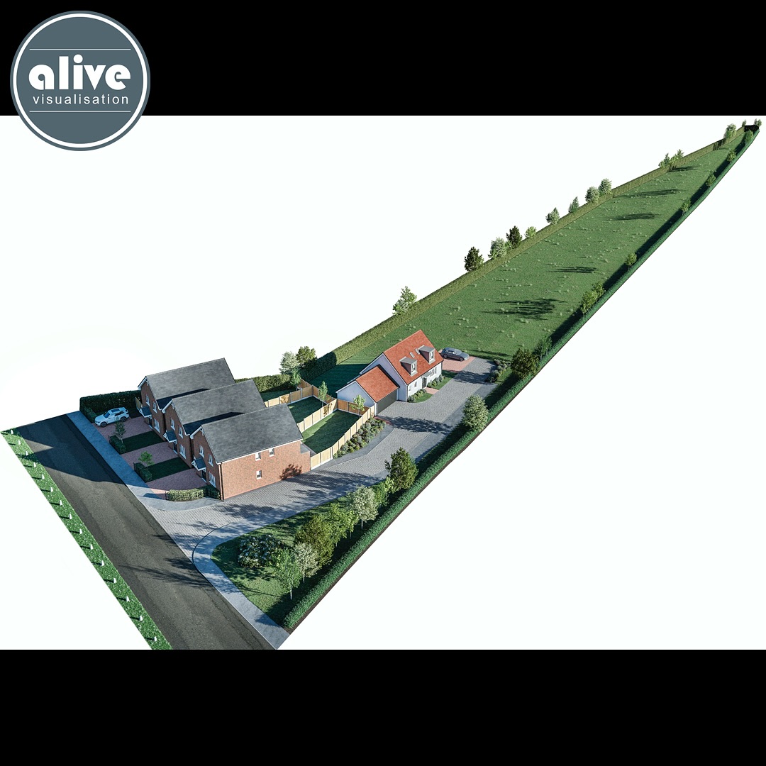 Property Development CGI. Second CGI following on for this 4 dwelling development. It transpires the property at the rear gains a huge plot of land, so how do we visualise this? Typically we produce a 3D Site Plan, taking our 3D model of the development and positioning the camera to look straight down from above. These work great for showing all space around properties but with added depth. However, to give a more distinct layer of scale I decided to go with a Birds Eye View CGI for this development.
.
.
We are ALIVE VISUALISATION 3D Architectural CGI Studio - Servicing the North West, North Wales & Anglesey with high quality CGIs - www.AliveVisualisation.co.uk
.
.
#CGI #CGIs #3drenders #propertydevelopment #propertymarketing #3dvisualisation #alivevisualisation #propertydeveloper #propertybrochure #architecturalvisualisation #architecturalcgi #architect #architects #propertyforsale #Cheshire #property #architects #newhomes #Chester #planningpermission #StHelens #propertyforsale #Liverpool #NorthWales #NorthWest #IsleOfAnglesey #alivevisualisation
www.AliveVisualisation.co.uk