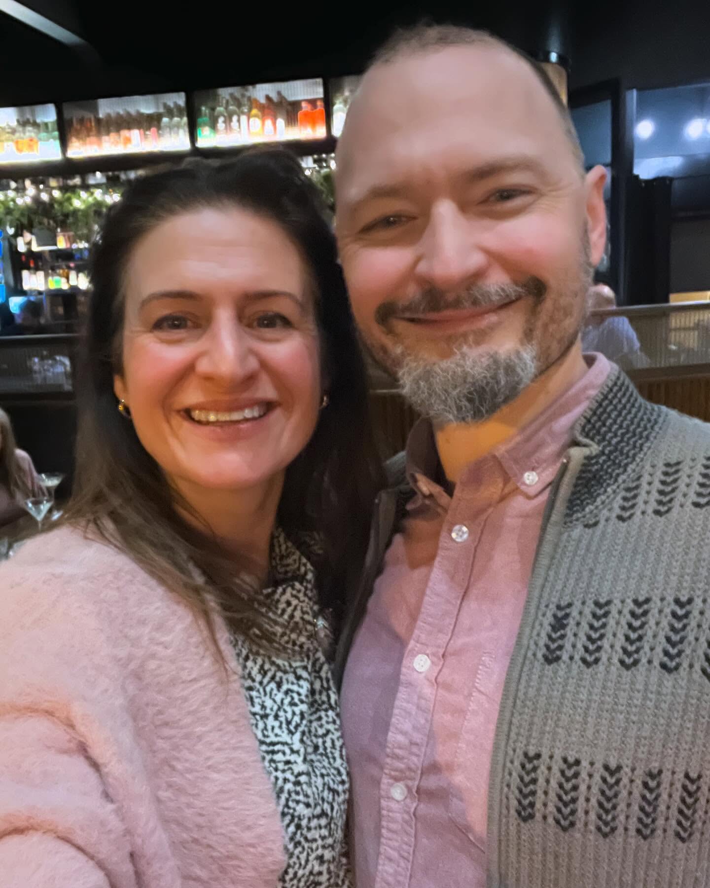 reverse-twinning on Valentine’s Day.