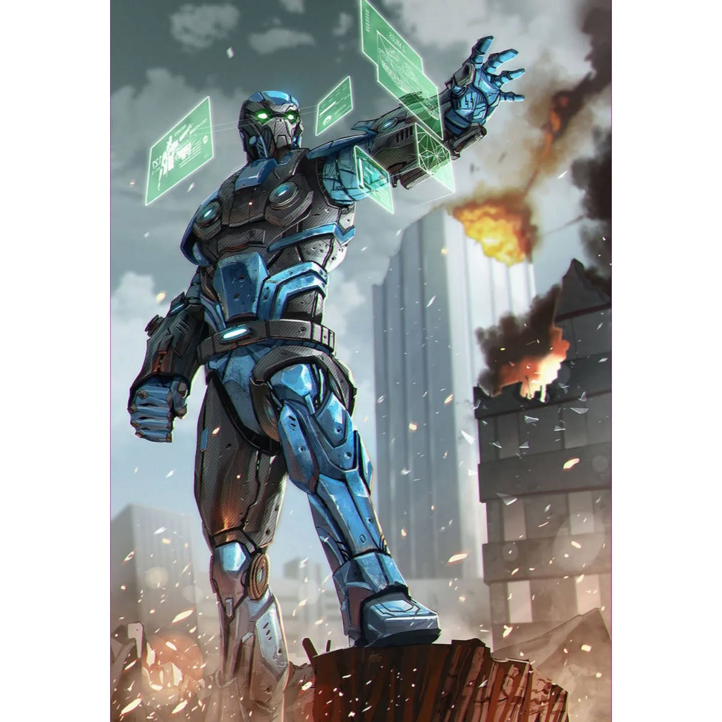 (Not) Ironman - commission
🔙 Throwback time! Ricordo ancora quella commission in digital painting di un personaggio che sembrava Iron Man... ma non lo era! 😆 Si chiama GreyGhost (se non sbaglio 👀), eppure questa illustrazione resta una delle mie preferite. Spero vi piaccia!
✨ Colgo l'occasione per ricordarvi che oggi alle 17:30 sarò la @vesevus_scuola_di_fumetto per raccontare la mia recente esperienza editoriale e incontrare gli allievi. Ingresso libero, quindi non mancate! 🚀
Ci vediamo lì!
.
.
.
.
.
.
.
.
.
.
.
#DigitalPainting #ComicArt #Illustration #GreyGhost #ThrowbackArt #ArtLover #IronMan #ConceptArt #CharacterDesign #Fumetti #Vesevus #notironman #EventiFumetto #ArtistTalk #Drawing #Comics #comicartist