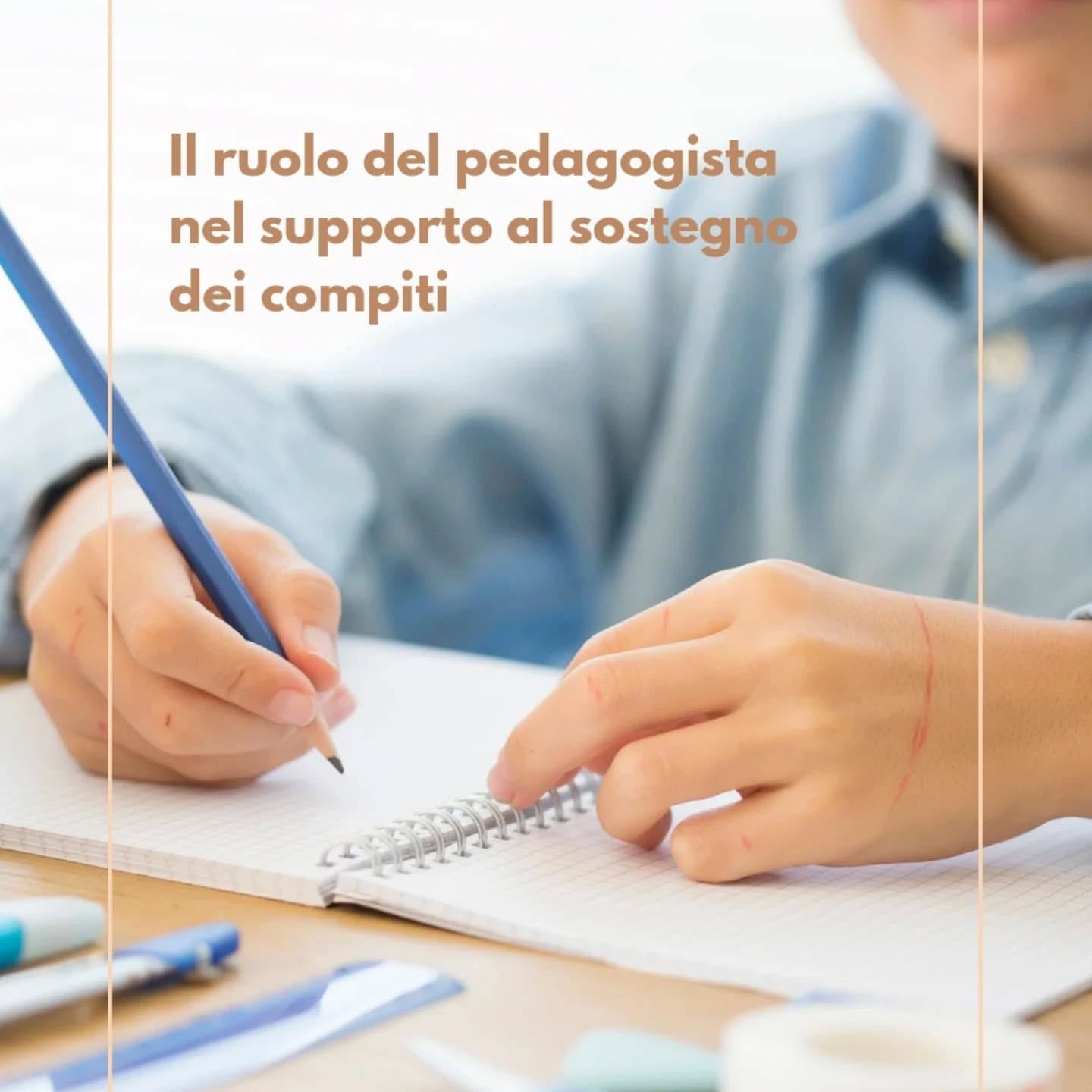 ✔️ Pedagogia e supporto e sostegno nei compiti
Qui da noi puoi trovare un aiuto pratico e dinamico per bambini e ragazzi che necessitano di un sostegno nello svolgimento dei compiti.
Richiedi maggiori informazioni scrivendo a:
info@centroeducativocomo.it
#pedagogia #sostegno #supporto #educazione #apprendimento #ansia #analisi #como