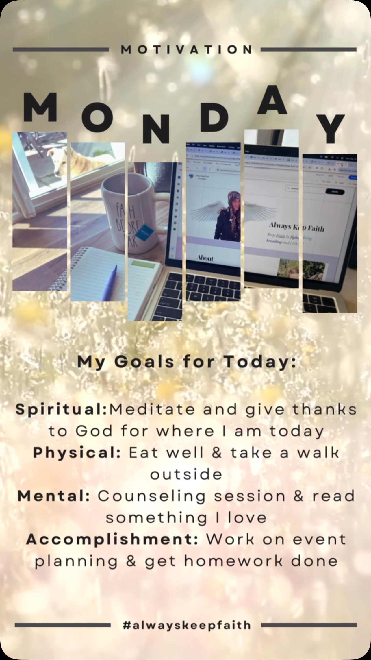 I’m in a bit of a rut. Logically, I know I’m okay, but emotionally, things feel off. Every day, I wake up and am reminded I’m walking this earth without Taylor. Still, I push myself to get up, get through the day with a toddler, a teen, and adult life. Today was tough, but I chose to focus on making goals for myself. They might seem simple to some, but for me, I needed to write them out and reset my mindset. After Haylee’s ortho appointment and school drop-off, I sat down with my tea (Taylor brand), a notepad, laptop ready to work and the view of the country (including my beautiful doggie daughter!)... and a toddler running wild 😂 Sometimes, we all need a little motivation. Maybe you do too today?!
#MentalHealthAwareness #EndTheStigma #MentalHealthMatters #SupportMentalHealth #BreakTheSilence #YouAreNotAlone #HealingTogether #MentalHealthSupport #MentalHealthAdvocacy #MentalHealthJourney #GriefSupport #HealingThroughGrief #GrievingMother #GriefJourney #LifeAfterLoss #GriefAwareness #HealingHearts #GriefAndHealing #MotherhoodAndGrief #GrievingMothers #MothersWhoGrieve #LivingWithGrief #GriefIsLove #LoveAndLoss #AlwaysKeepFaith #StrengthThroughAdversity #YouAreNotAloneInThis #StayStrong #TogetherInGrief