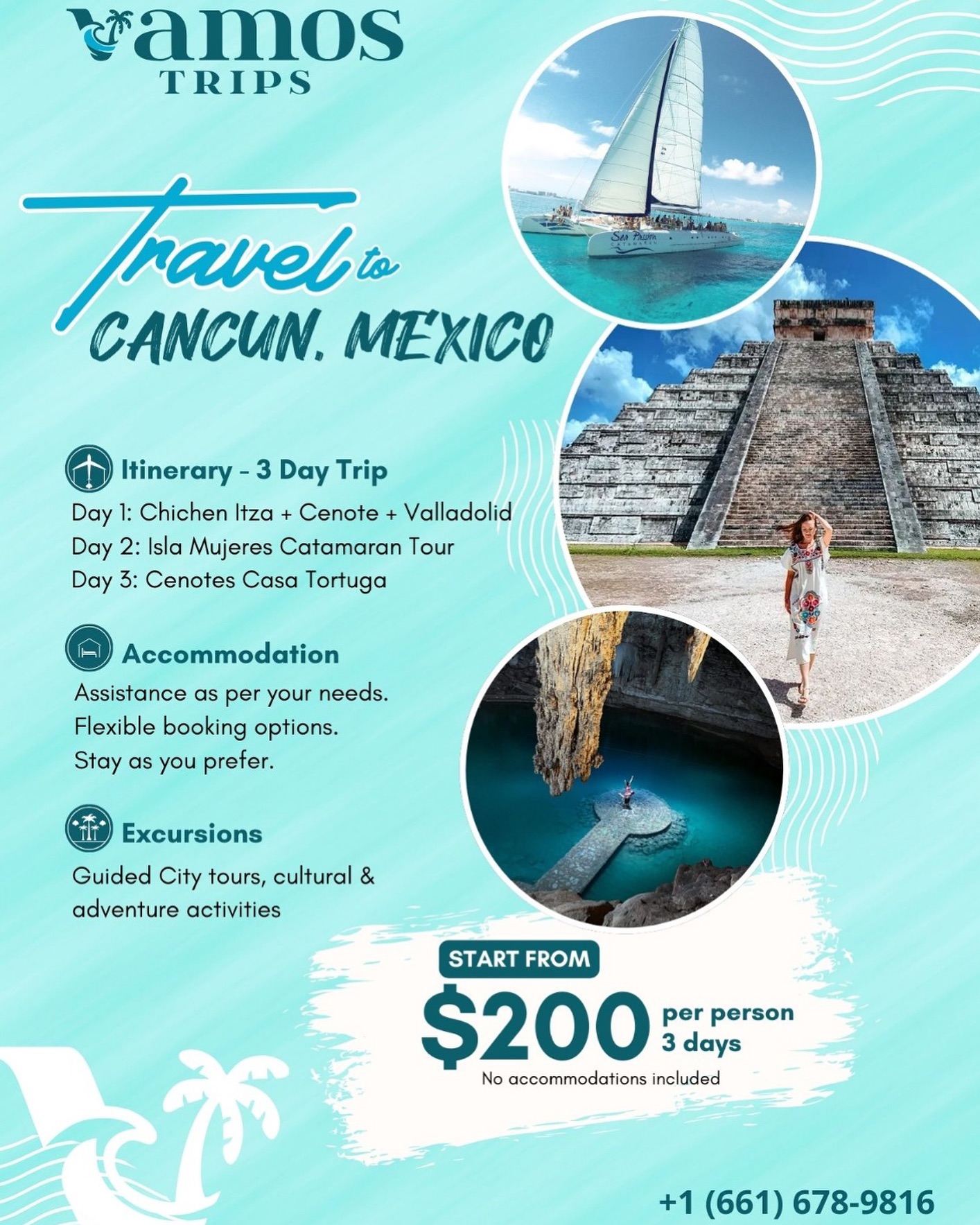 Vamos Trips ๐๐๐
Mexico Welcomeโs you #mexico #adventure #travel #vamsotrips
Embark on a captivating 3 days adventure with Vamos Trips, where youโll dive deep into the culture, beauty, and essence of your destination, creating unforgettable memories with every step you take.
Donโt let your adventure stop in , follow us more ......!!!!!
#vamostrips #usa #mexio #cancun #quintanorio #yucatan #ferrytrips #mexiotrip #traveltomexico