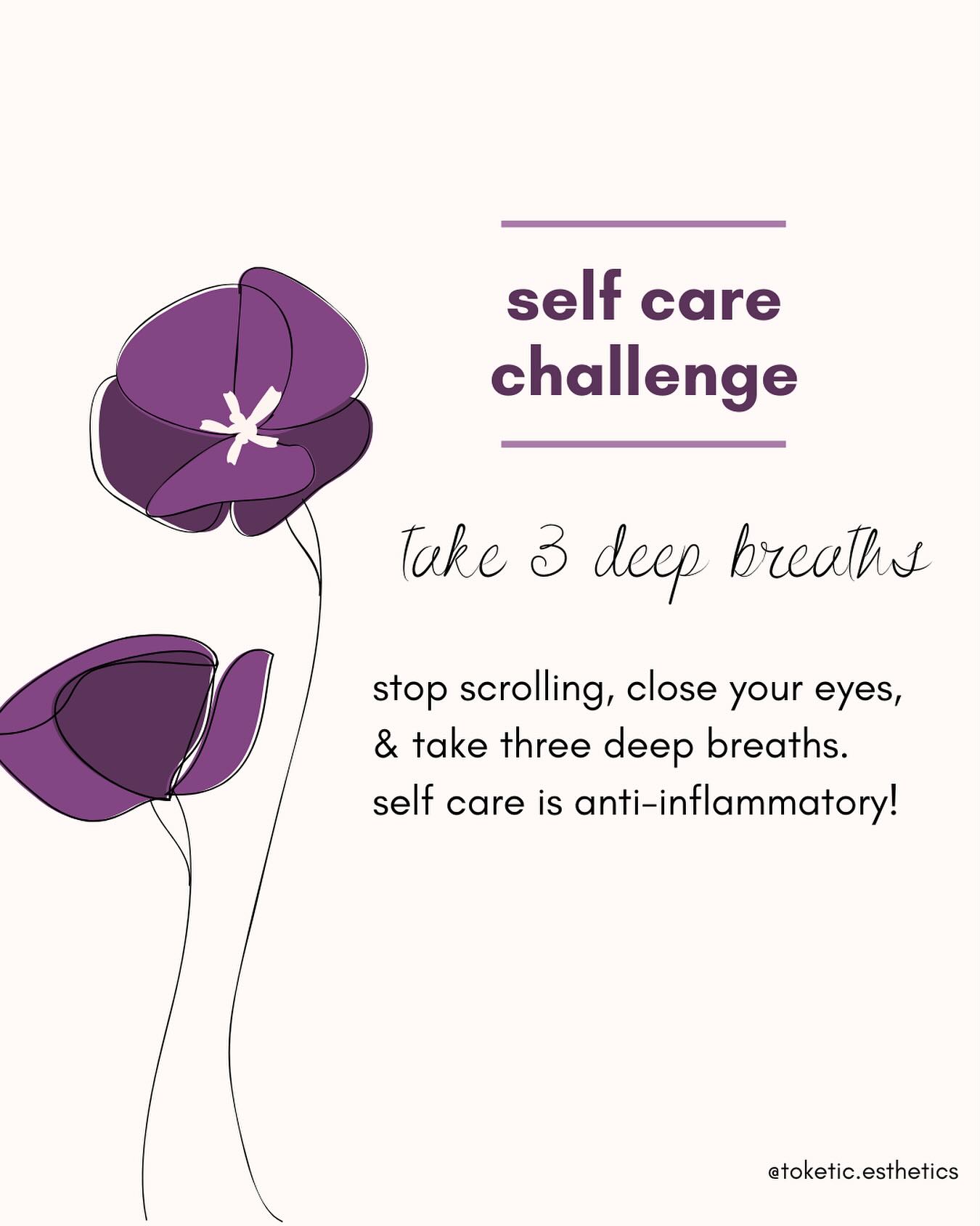 long weekend but still have the Sunday scaries? Self care is the cure all! Stop scrolling, close your eyes & take 3 deep breaths. Self care is anti-inflammatory!!
#selfcare #sunday #sundayfunday #selflove #breathe #holisticskincare #holisticliving #aginggracefully #mentalhealth