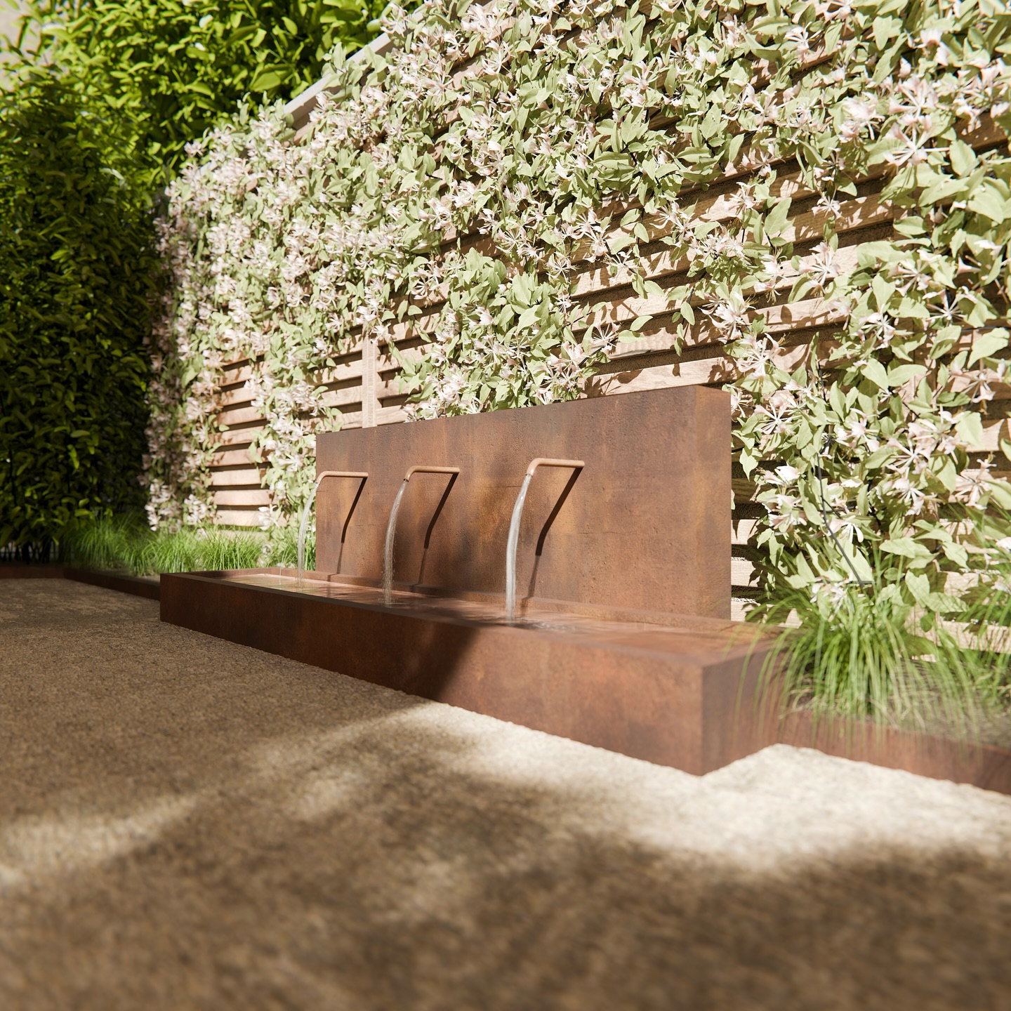 Dessin d’une fontaine en acier minimaliste pour venir compléter notre espace de détente.
#garden
#gardendesign
#fountain
#metalwork