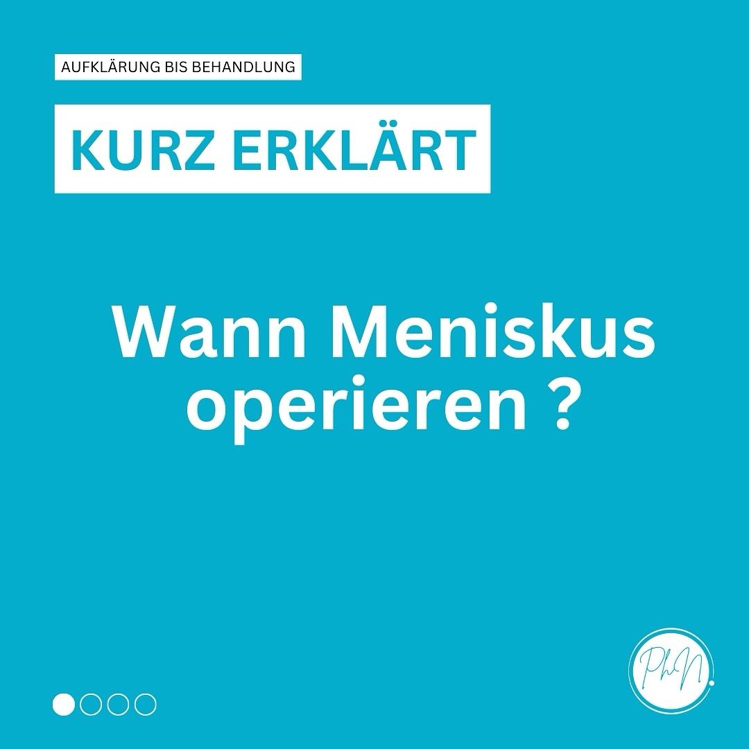 Kurz erklärt: Wann ist eine Operation am Meniskus sinnvoll ? ##knie #knieverletzung #knieschmerzen #arthroskopie #kreuzband #knieexperte #gelenke #operation #orthopaedie #knieoperation #profniemeyer #reha #rehabilitation #physio #arthrose #gonarthrose #meniskus #meniskusriss #profdrniemeyer