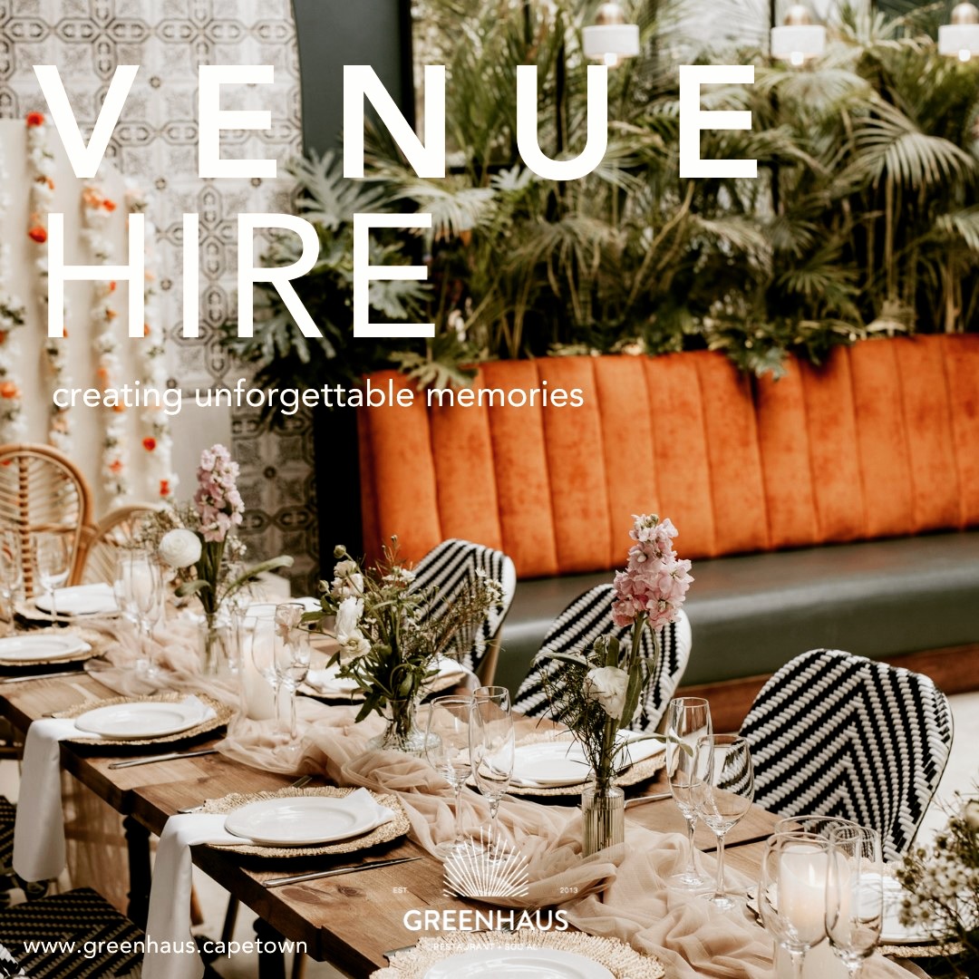 Looking for a beautiful venue to make your special occasion truly memorable? Greenhaus in Sunningdale offers a stylish and inviting space, perfect for baby and bridal showers, birthdays, micro-weddings, and more.
With a warm ambiance and dedicated event coordination, we’re here to bring your celebration to life! Secure your date today—we’d love to be part of your special moments!
www.greenhaus.capetown/venue-hire
events@greenhaus.capetown
#greenhauscpt #venuehire #celebrateinstyle