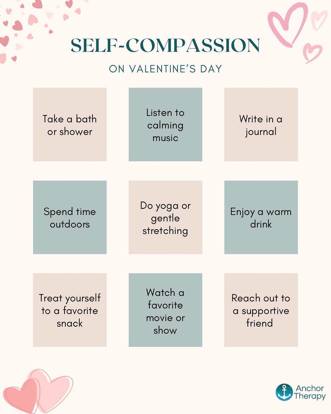 A moment to pause on Valentine’s Day ❤️
Showing yourself little moments of compassion is a wonderful way to connect and show kindness to you.
Think small. Each little moment helps and can build mental resilience.
#selfcare #selfcompassion #occupationaltherapy