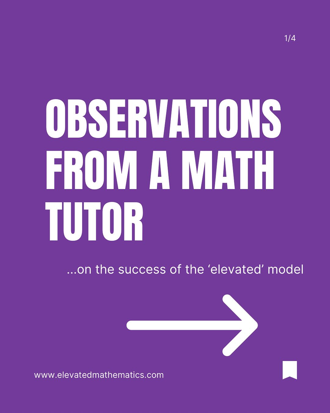 Why has the Elevated Model helped many students have reach the level of success they have?
Experience. Care. Innovation.
I’ve taught for 17 years now in many types of school systems. Private, public, for profit, not for profit, Internationally and in Saskatchewan. I’ve attended numerous professional development sessions and have written questions for Provincial Departmental Exams. And I’ve enjoyed it all!
I’ve always thought you don’t trail blaze by following someone else’s methods. Learning from others helps, but to change things, one has to create and innovate on their own.
So over the course of my career, I’ve developed my own unique methods to help students. My methodology is so much more than I can post in a carousel post, but this does offer insight into what I’ve created.
In general, it’s a program where the emphasis is on student learning, and not just student doing. It holds students accountable by making them the core thinkers. It provides an environment that allows them to feel free to experiment with numbers and refine and make mistakes. It provides them with general learning strategies that can be applied across a wide variety of topics, rather than trying to teach a brand new skill for each topic covered.
And it works.
There are a few things I’m certain of in this world, and my method is one of them.
Follow along to understand more of what the Elevated Model is about and how it can help your child thrive in Mathematics.
#mathematics
#mathtutor
#tutor
#learning
#education
#mathhelp
#teacher
#mindset
#yxe
#sasklearning
#saskatchewan