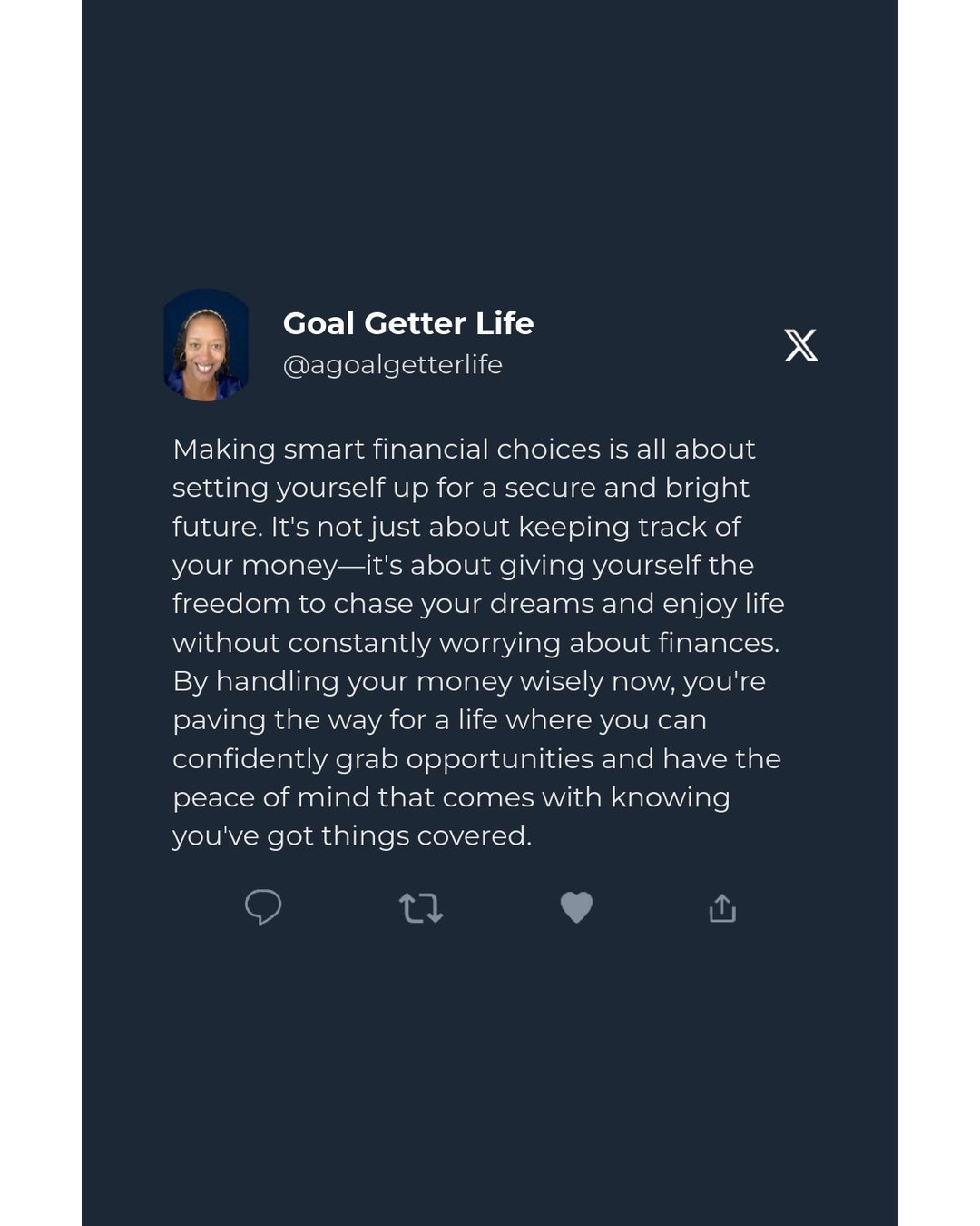 Crafting smart financial choices today is your ticket to a secure and vibrant future. 🌟
It's not just about tracking every dollar—it's about unlocking the freedom to pursue your dreams and live life to the fullest, without the constant worry about finances.
By managing your money wisely now, you're setting the stage for a life where you can seize opportunities with confidence and enjoy peace of mind, knowing you've got everything under control.
Start building the future you deserve!
#FinancialFreedom #SmartChoices #DreamBig #SecureFuture #MoneyManagement #OpportunityKnocks