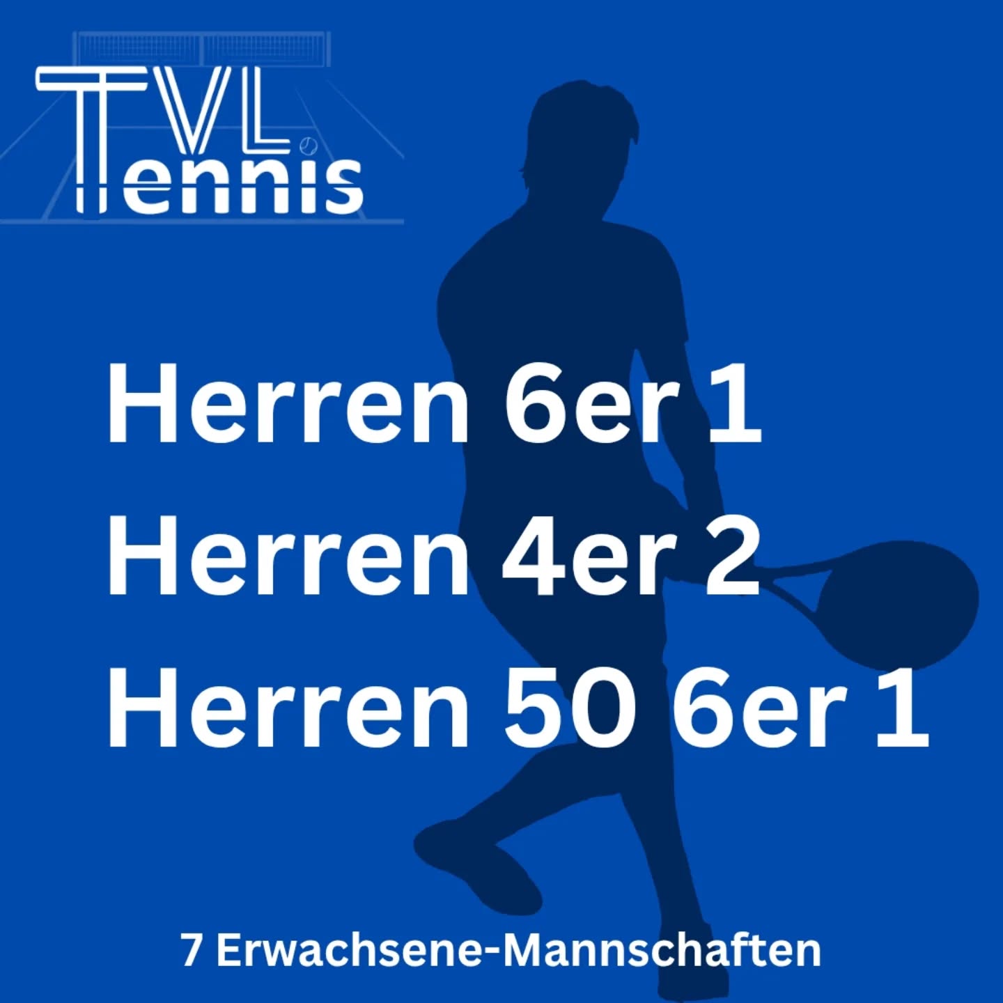 Unsere Mannschaften Sommer 2025 | Herren-Mannschaften
Dieses Jahr melden wir drei "Erwachsene"-Teams an, die regelmäßig über die letzten Saisons gemeldet wurden. Verzichtet haben wir auf die Meldung unserer Herren 30, welche wir in zukünftigen Planungen wieder melden wollen, allerdings dieses Jahr rauslassen. Außerdem mussten wir leider unsere 70er Senioren zurückziehen. Wir freuen uns auf die Sommersaison mit insgesamt 7 Erwachsenen Teams 👍
#tvlittfeldtennis #tvhoffnunglittfeld #tennis #wtv #tennislove #sommer #asche #tennissport #littfeld #siegen #siegerland #verein
