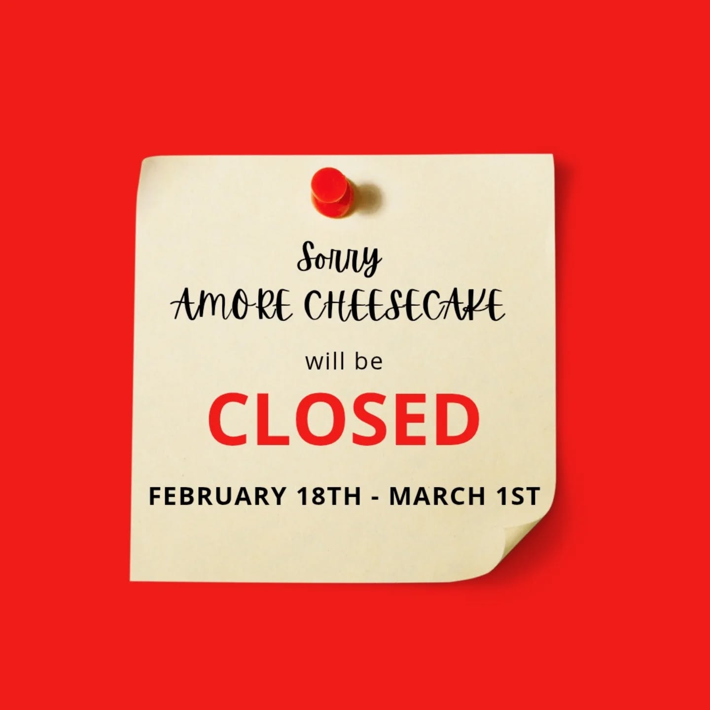 I will be taking a short vacation. You can still place orders via text or email. I will have limited access to my phone and email. Thank you for your patience. I look forward to completing your orders upon my return. ❤️