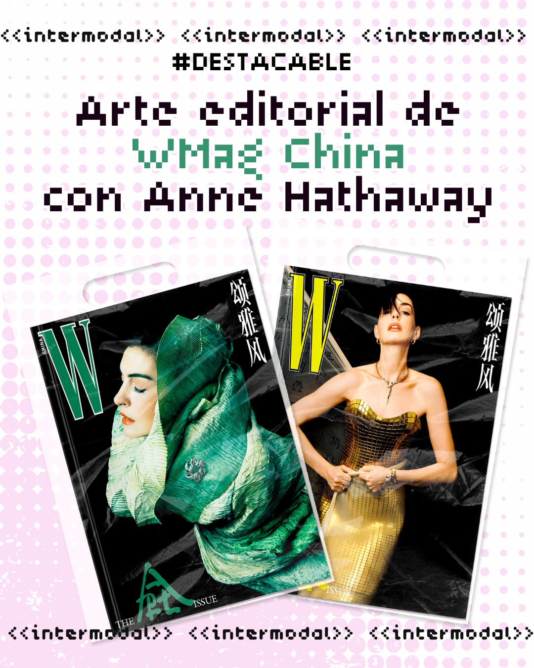 🐍✨Exploramos esta magistral pieza editorial donde W Magazine China (@wmagchina) transforma a Anne Hathaway en un lienzo viviente de expresión artística.
Un festín visual donde la moda se convierte en medio y no en fin, demostrando por qué W Magazine China continúa redefiniendo los límites del arte editorial contemporáneo.
#moda #ArteEditorial #WMagChina #FotografíaConceptual #revistademoda #fashion #ModaComoArte #AnneHathaway #fashionmagazine #china