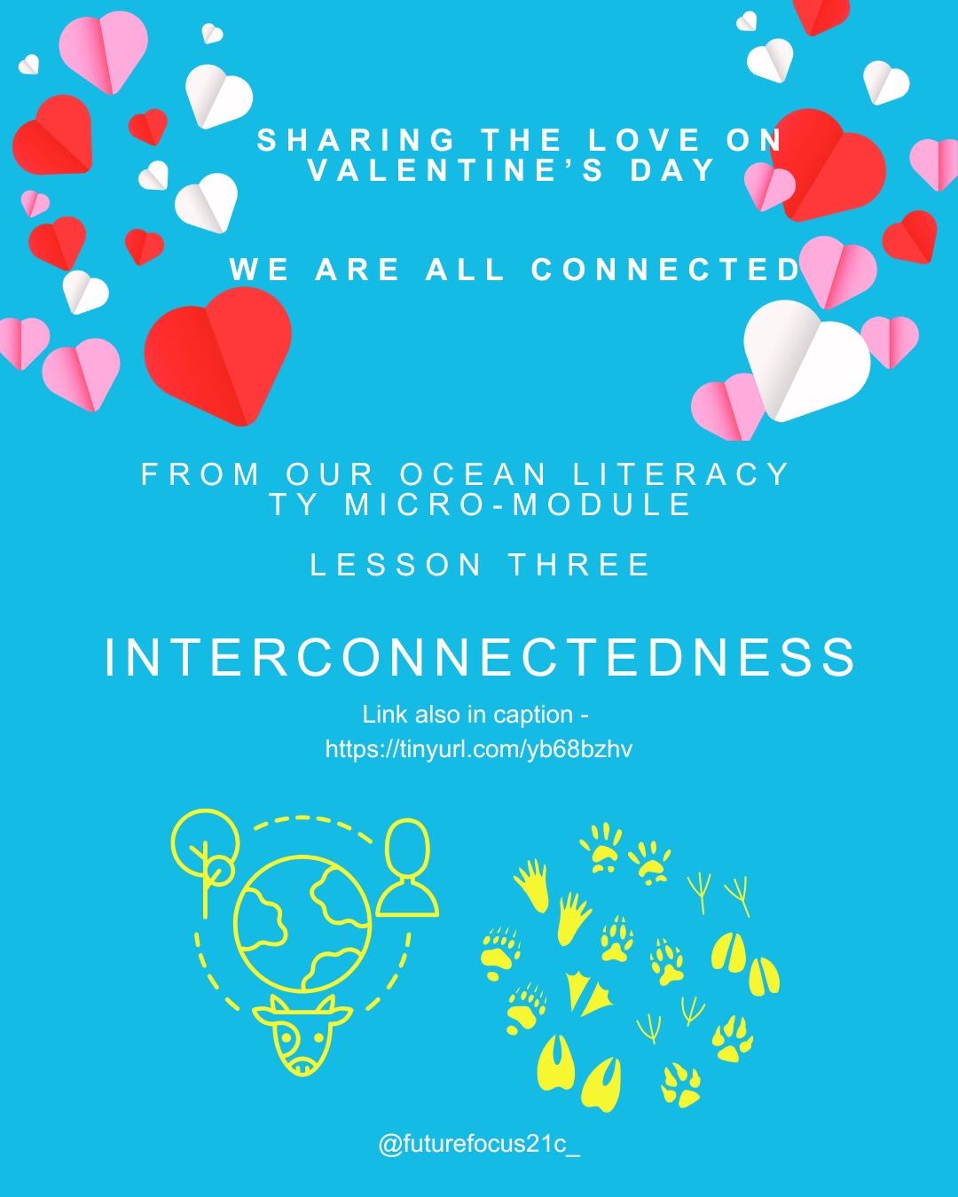 ๐๐ SHARING THE LOVE ON VALENTINEโS DAY ๐๐
We are all connectedโjust like the ocean and climate! ๐๐
From our Ocean Literacy Micro-Module, we bring you Lesson Three: Interconnectedness - https://tinyurl.com/yb68bzhv
This lesson explores how the ocean acts as a climate regulator, absorbing COโ and distributing heat to create a more stable environment for all life on Earth. ๐ฟ๐ฅ
๐ What learners will explore:
๐น The oceanโs role in climate regulation
๐น How it absorbs carbon dioxide and mitigates extreme weather
๐น The impact of climate change on marine ecosystems
๐ Subjects Covered: CSPE, Climate Action, Sustainability, Geography, Science, SPHE.
๐ฑ The ocean and climate are deeply intertwinedโunderstanding their connection is key to protecting our future. Ready to dive in?
๐ฌ Join the conversation! Share your thoughts in the comments - What fascinates you most about the oceanโs role in climate regulation? ๐๐ How did your learners respond to the lesson? Shout out to @rebecca.claire.white for updating this module and to @lusea.hunt for developing the original module within the CoDesRes framework
#ValentinesDay #steam #OceanLiteracy #Interconnectedness #ClimateAction #Sustainability #SDG14 #SDG4 #FutureOfTheOcean #ScienceEducation #EnvironmentalAwareness
@climateceardaiocht @theoceanrace @marineinstituteireland @researchireland @deptrcd