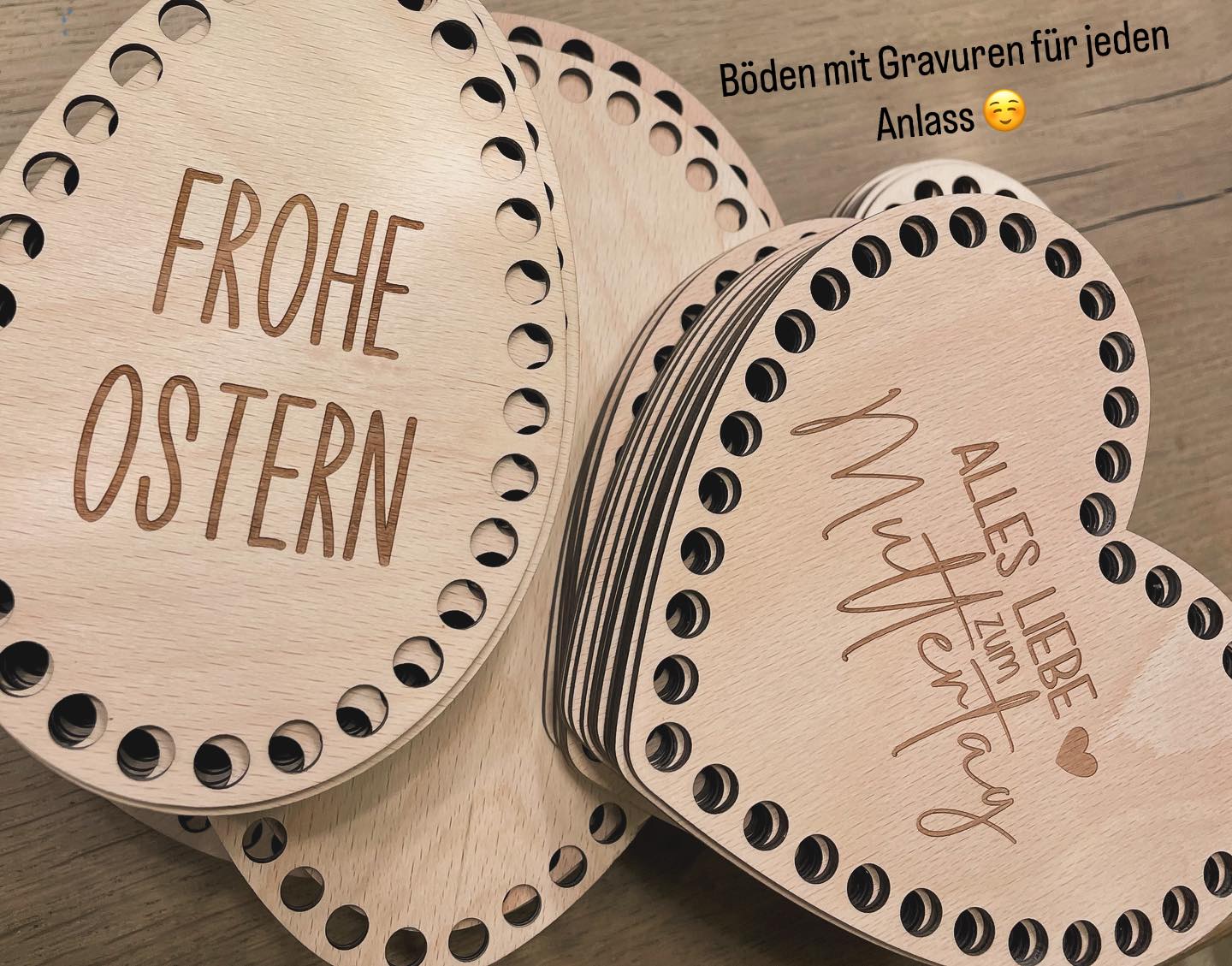Ob Ostern oder Muttertag .. bei mir bekommt ihr Häkelböden mit der passenden Gravur! Diese sind für die liebe Sabrina von @_sabrinashaekeltraum_ ❤️ sucht ihr auch noch was passendes, dann meldet euch gerne per DM bei mir ..
#crochet #häkeln #häkelböden #holzböden #diy #muttertag #ostern #gravieren #österreich #austria #handmade
