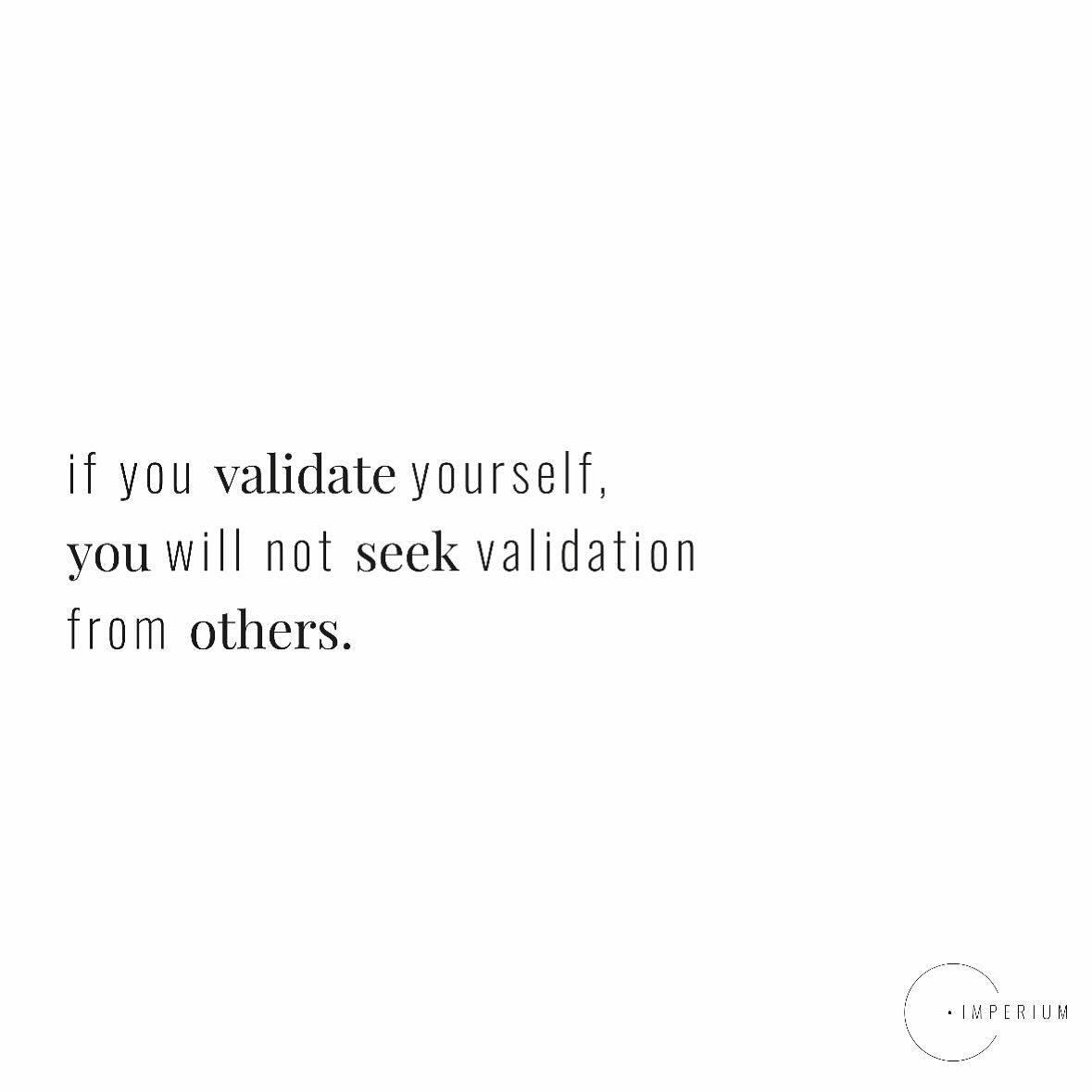 We are all wired to seek connection, safety, & belonging with other people- these are some of our basic survival needs. But it is the energy & intention attached to this need that is at the core of whether this turns into a healthy or unhealthy need for validation.
The moment you rely on external validation or approval is the moment you give away your power. It is natural to want to be seen & appreciated, but true self-worth comes from within. When you validate yourself, you no longer need anyone else’s opinion to feel complete, valued, happy, loved, enough …
When that validation comes from the self, you stand in your own authenticity, vested in your own values & high in vibration.
Self-validation is about trusting yourself, embracing who you are, and having boundaries in place to protect that space & make room only for those that respect & love you all the more for it.
Remember that the goal is not to stop seeking external validation altogether - it is an important part of how we get feedback from others & cultivate our sense of belonging. But do not let this determine your own sense of self or self-worth.
How to increase self-validation?
♥️ find the root of this seeking of external validation
♥️ pay attention to how you speak to yourself
♥️ be mindful of & reduce comparisons to others
♥️ practice self-acceptance
♥️ be still & listen
True peace, happiness & health start with self knowledge, -love & -acceptance.
.
.
.
.
.
#validation #selflove #wellbeing #nourishyourself #functionalmedicine #healthcoach #fmchc #imperiumhealthcoaching #yourhealthyourpower