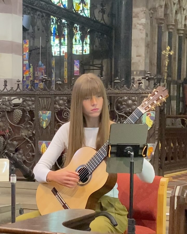 ☆lunchtime concert in the beautiful st andrews church, always so happy to play in this space☆
today i was performing repertoire from my fourth coming album, Guitar Reveries