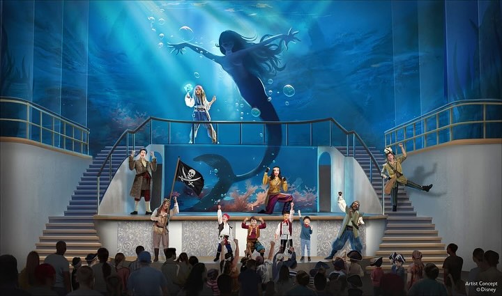 Disney Cruise Line shares a first look at the all-new “Captain Jack Sparrow & The Siren Queen” show, plus new Duffy and Friends experiences and show debuting for the first time aboard the Disney Adventure—setting sail from Singapore starting Dec. 15, 2025. 🚢⚓️
