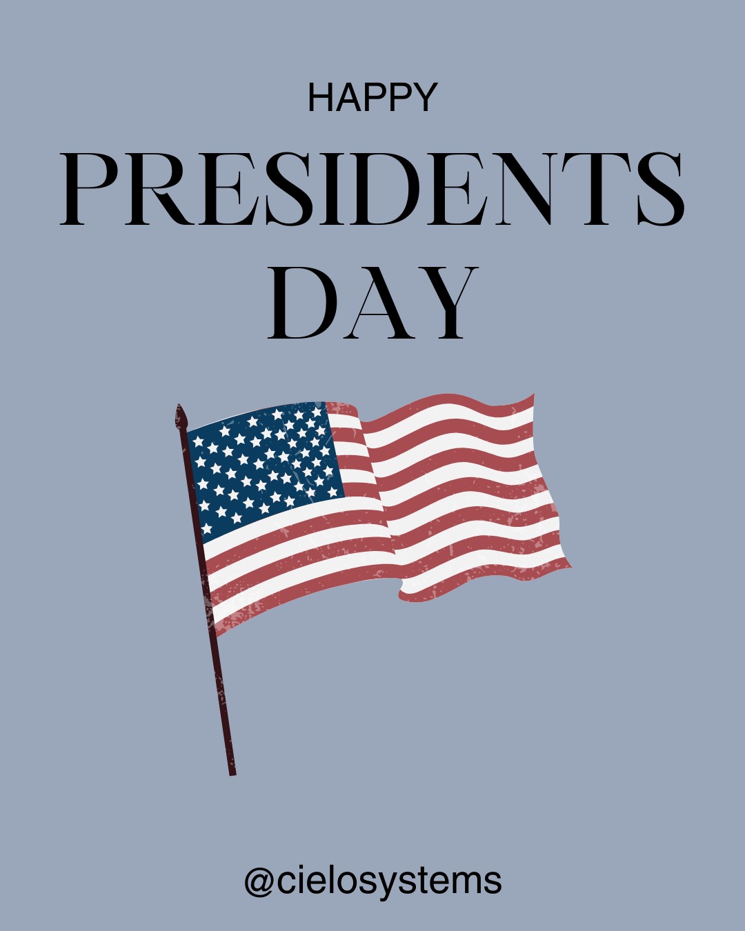Wishing you a Happy Presidents Day! Today, Cielo Systems honors the leaders who shaped our nation through their dedication and sacrifice.
#cielosystems #network #president #presidentsday #happypresidentsday #holiday