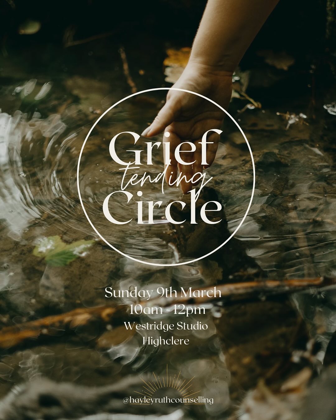 I am very excited to share my very first in-person Grief Tending Circle, which will be held on Sunday 9th March 10-12pm, at @westridge_studio
A space for your grief to be held, witnessed and nurtured with non-judgement, tenderness and compassion.
All forms of grief are welcome at this event. We often associate grief with the loss of a loved one, but grief can show up in our lives in many ways through other losses, changes or life events.
This will be such a beautiful space, I hope you can join me if this is something that you’re needing right now 🤍🕊️🕯️
If you have any questions about the circle or would like to understand more about grief tending, please do reach out to me.
Link to book is in my bio 🌿
#grieftending #grieftendingcircle #grieftendingrituals #grieftendingincommunity #griefsupport #griefjourney #griefcommunity