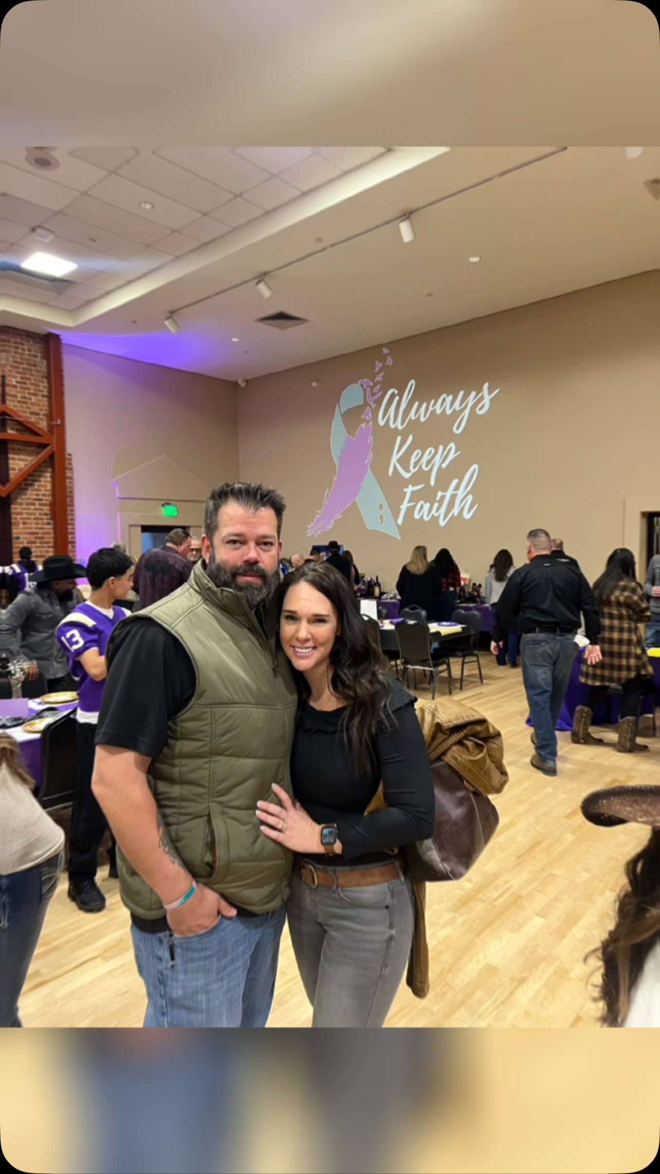 As I write this, tears are streaming down my face for so many reasons. First, because this is a journey I never wanted to be on. It hurts, deeply, to feel the weight of missing my daughter every single day—hour by hour, minute by minute. But I’m also crying because, despite everything, her journey continues. Her message, her legacy, is still being shared and passed forward. I cry because I’m overwhelmed by the unwavering support and love that surrounds Taylor and our family. I cry because I’m so incredibly thankful for the amazing friends who are helping carry Taylor’s message, and for those who lift me up every day, making sure I find a reason to smile.
These pictures are from the Tokay Football Crab Feed last night. An amazing friend surprised me with all this incredible support for Taylor’s message, and we could not be more grateful for her. She’s not just one of my biggest cheerleaders that has helped push me in dark moments, but one of the most real, straightforward women in my life. I couldn’t be more thankful to have someone like her in the Always Keep Faith Foundation corner. @tmluvne @tokayfootball @tokay_football_boosters
I may never stop crying, but through it all, I am beyond grateful for the blessings God continues to bring into my life, my family’s life, and in the ongoing journey of Taylor’s spirit.
#MentalHealthAwareness #EndTheStigma #MentalHealthMatters #SupportMentalHealth #BreakTheSilence #YouAreNotAlone #HealingTogether #MentalHealthSupport #MentalHealthAdvocacy #MentalHealthJourney #GriefSupport #HealingThroughGrief #GrievingMother #GriefJourney #LifeAfterLoss #GriefAwareness #HealingHearts #GriefAndHealing #MotherhoodAndGrief #GrievingMothers #MothersWhoGrieve #LivingWithGrief #GriefIsLove #LoveAndLoss #AlwaysKeepFaith #StrengthThroughAdversity #YouAreNotAloneInThis #StayStrong #TogetherInGrief