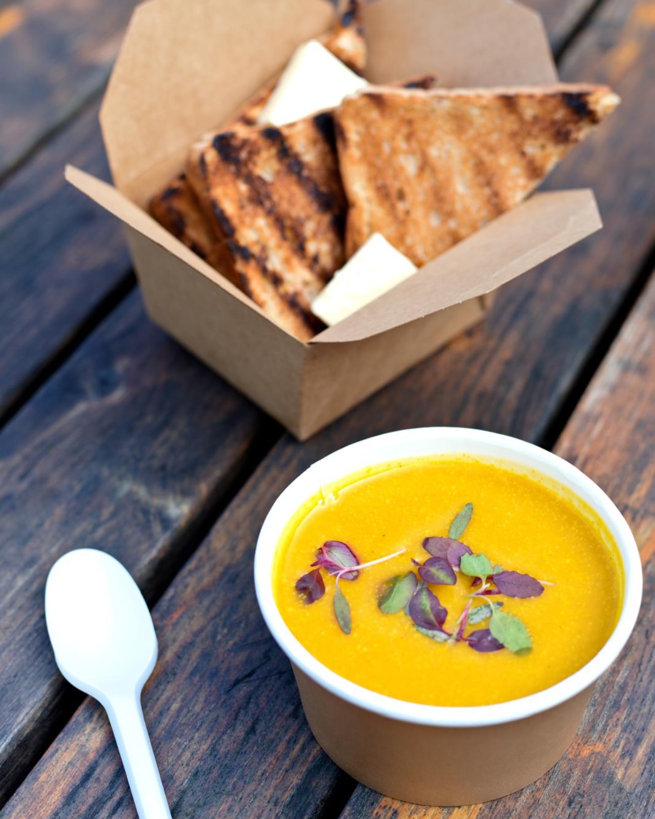 Soup season is here! 🍲✨ Warm up with our delicious seasonal soups, served with sourdough toast & butter—or make it extra indulgent by swapping for a cheddar toastie for just £2! 🧀🥪
Our soup menu will change monthly, and for the next four weeks, you can try:
🍄 Wild Mushroom Soup
🥦 Stilton & Broccoli Soup
🌶️ Warmly Spiced Lentil & Kale Soup
🥔 Roasted Rosemary Potato & Leek Soup
Check the board for the soup of the day!