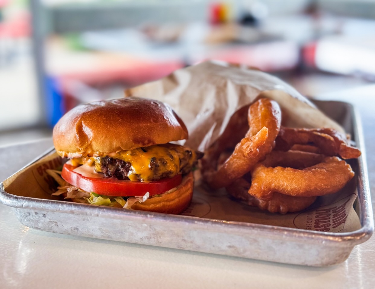 Frigid out? Carry out! ❄️ @bunkhouse_burgers DoorDash delivered warm to your even warmer home!! 🚗🍔