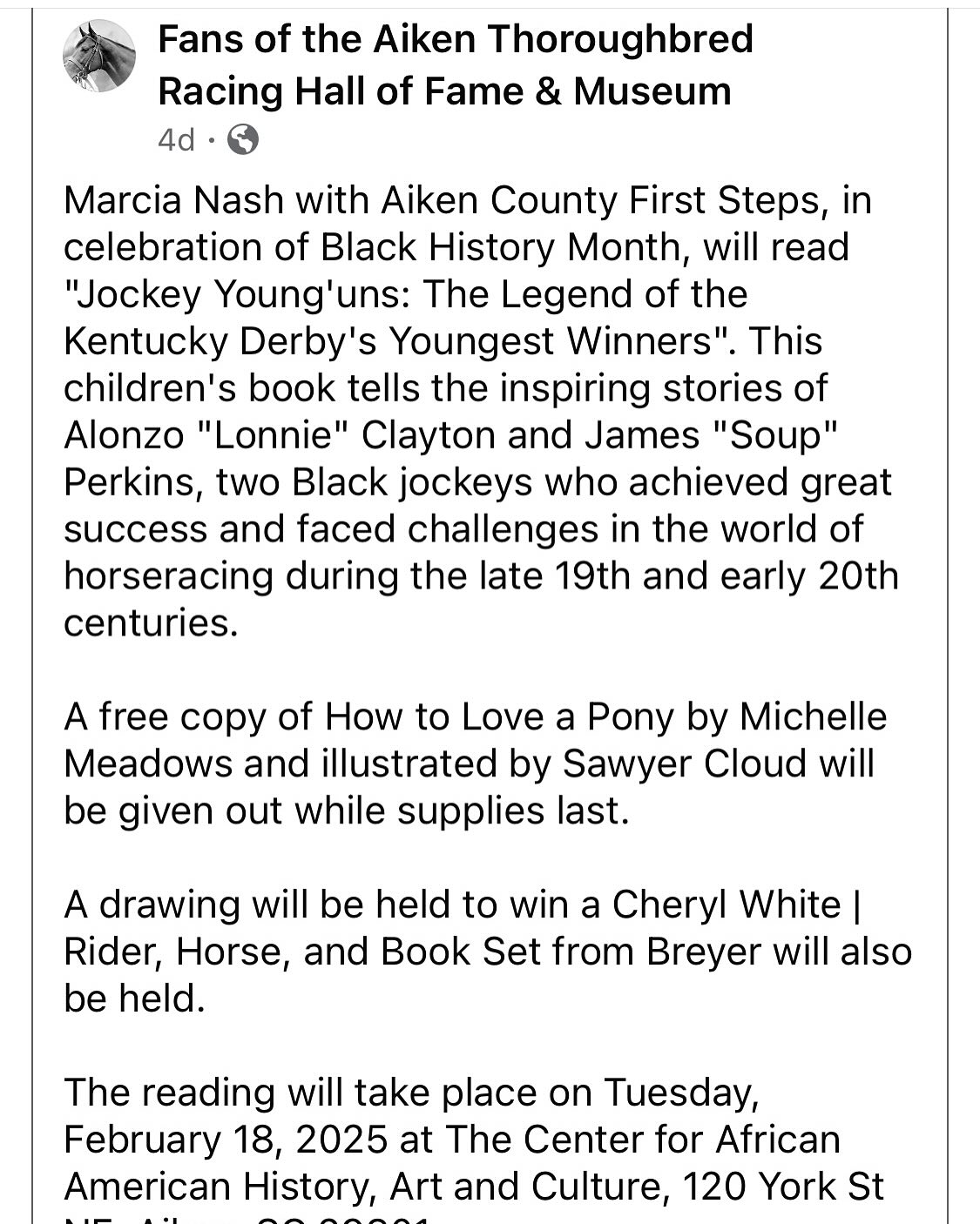 Wonderful local event celebrating black history month right downtown ❤️