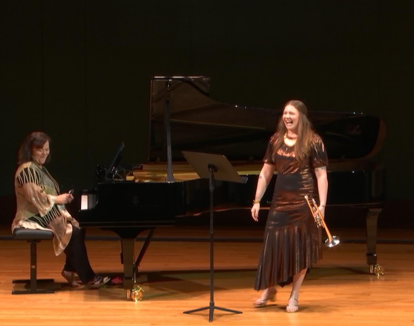 Another recital, another day of giggling with a trumpet in my hand 🥰