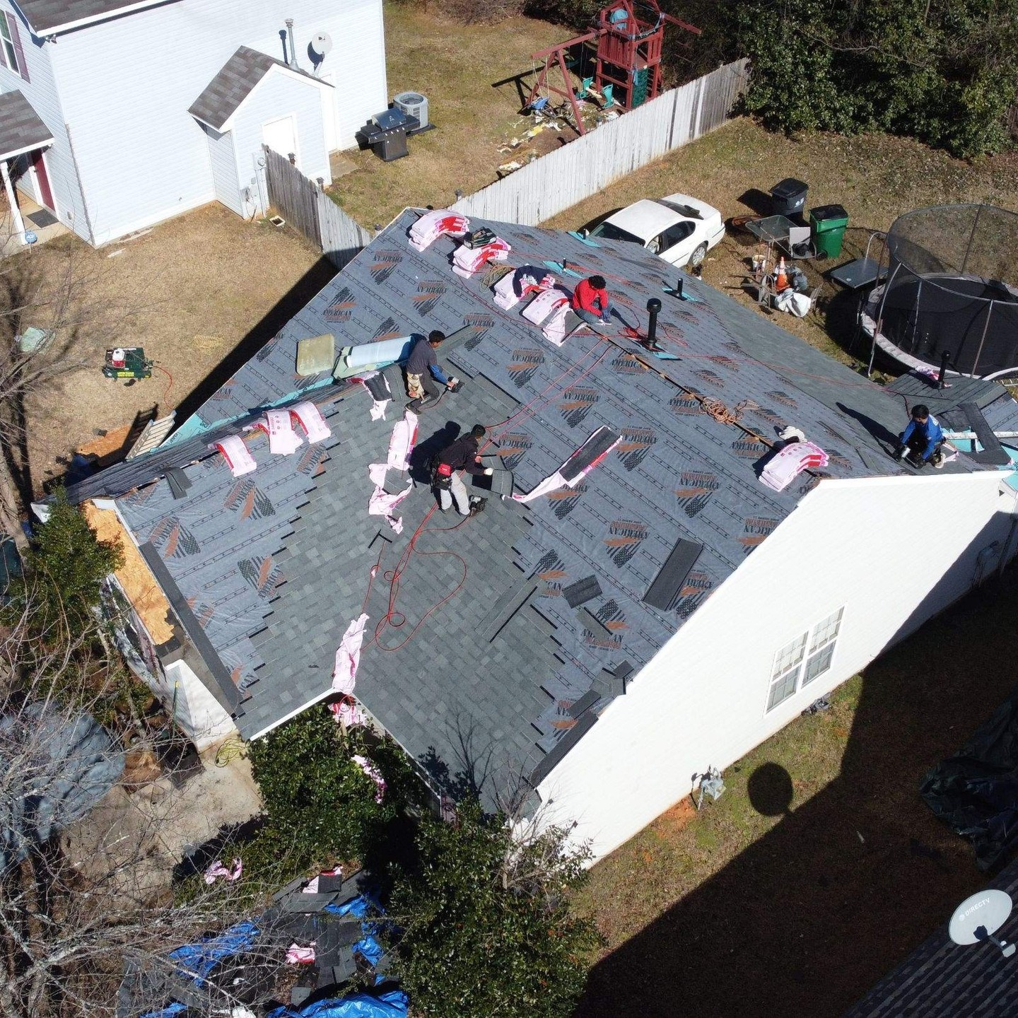 Owens Corning Estate Grey! Total roof replacement