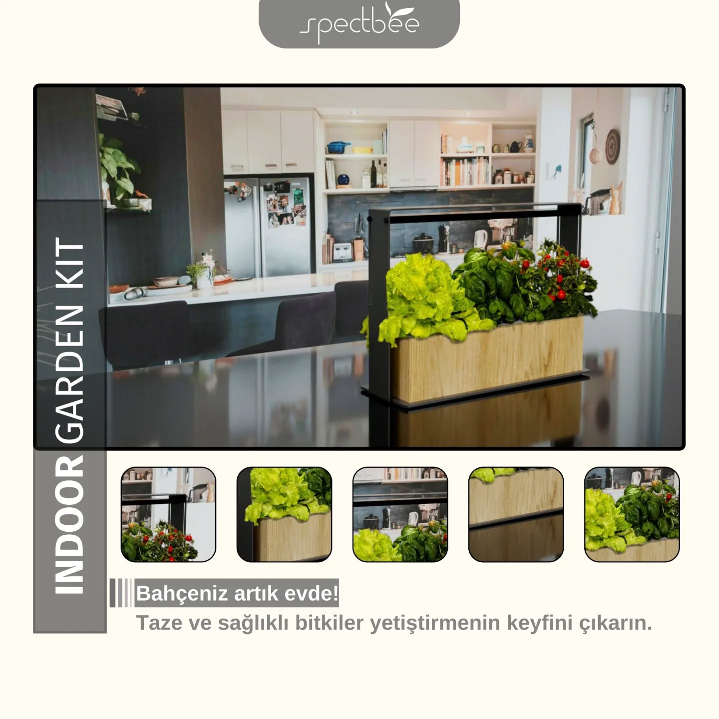 Bilgilendirme Postu / Information Post
I İç Mekan Bahçe Kiti I
I İndoor Garden Kit I
Evinizde Doğal Bir Bahçe Yaratın
Evinizde doğa ile iç içe olmak, her anı daha lezzetli ve sağlıklı kılmak için size güzel bir önerimiz var!
Bitki Yetiştirme Kiti ile kendi mutfağınızda yada çalışma odanızda taze ve doğal bitkiler yetiştirebilirsiniz.
Kendi ellerinle yetiştirdiğin taze fesleğenle kahvaltını süsleyebilir, mis gibi kokan naneler ile çayını yapabilirsin...
İşte bunun adı belki küçük ama değerli mutluluklar.
Kitin içeriğiyle, zahmetsizce ve hızlıca sağlıklı bitkiler yetiştirebilirsiniz. Üstelik ekstra toprak, sulama düzeni ya da karmaşık işlemlerle uğraşmanıza gerek yok!
Kendi bitkilerinizi yetiştirmeye başlamak için Spectbee Bitki Yetiştirme Kitini keşfedin!
https://www.spectbee.com/
Create a Natural Garden at Home
We have a great suggestion for you to bring nature into your home and make every moment more flavorful and healthy!
With the Plant Growing Kit, you can grow fresh and natural plants right in your kitchen or workspace.
You can garnish your breakfast with fresh basil you’ve grown yourself or brew a fragrant cup of tea with homegrown mint…
These may be small joys, but they are truly precious.
With the kit’s contents, you can effortlessly and quickly grow healthy plants. Plus, there's no need for extra soil, watering systems, or complex processes!
Discover the Spectbee Plant Growing Kit and start growing your own plants today!
https://www.spectbee.com/
#EvdeYetişir #DoğalYaşam #BitkiYetiştirmeKiti #SağlıklıYaşam #Doğaylaİçiçe