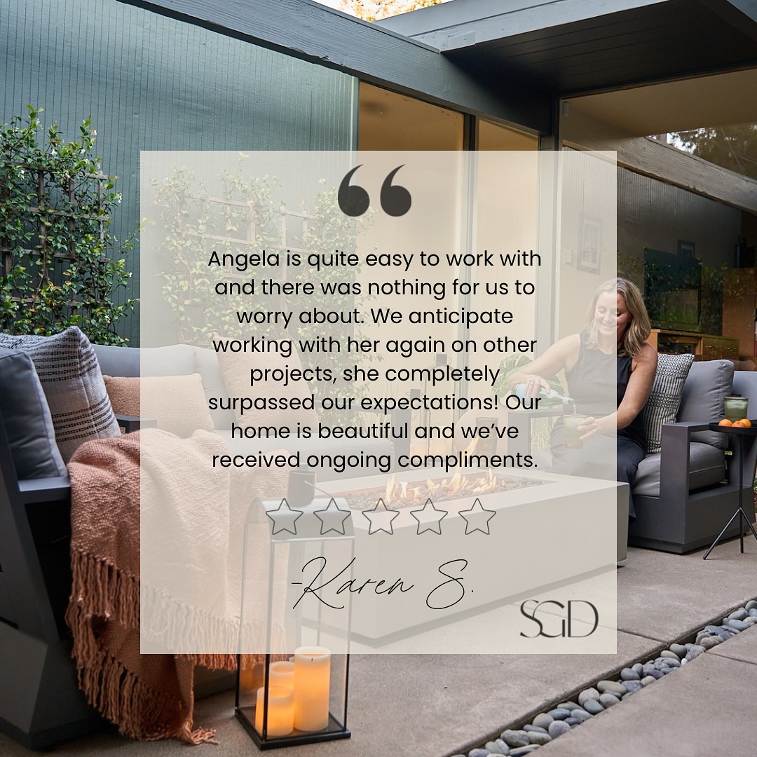 At SGD clients are the core of what we do. Each project is uniquely customized to the needs of the client and the experience is based on our deeply personal process.
Our #eichleronnova project was an exercise in embracing change, pushing outside of your comfort zone and ultimately what we were left with was what felt like a new home for our clients. Styling the space for a final reveal was the icing on the cake, and frankly my favorite part of the process.
#interiordesigner #exteriordesign #curbappeal #eichler #eichlerhomes #eichlerhome #homerenovation #dwellmagazine #ruemagazine #marincounty