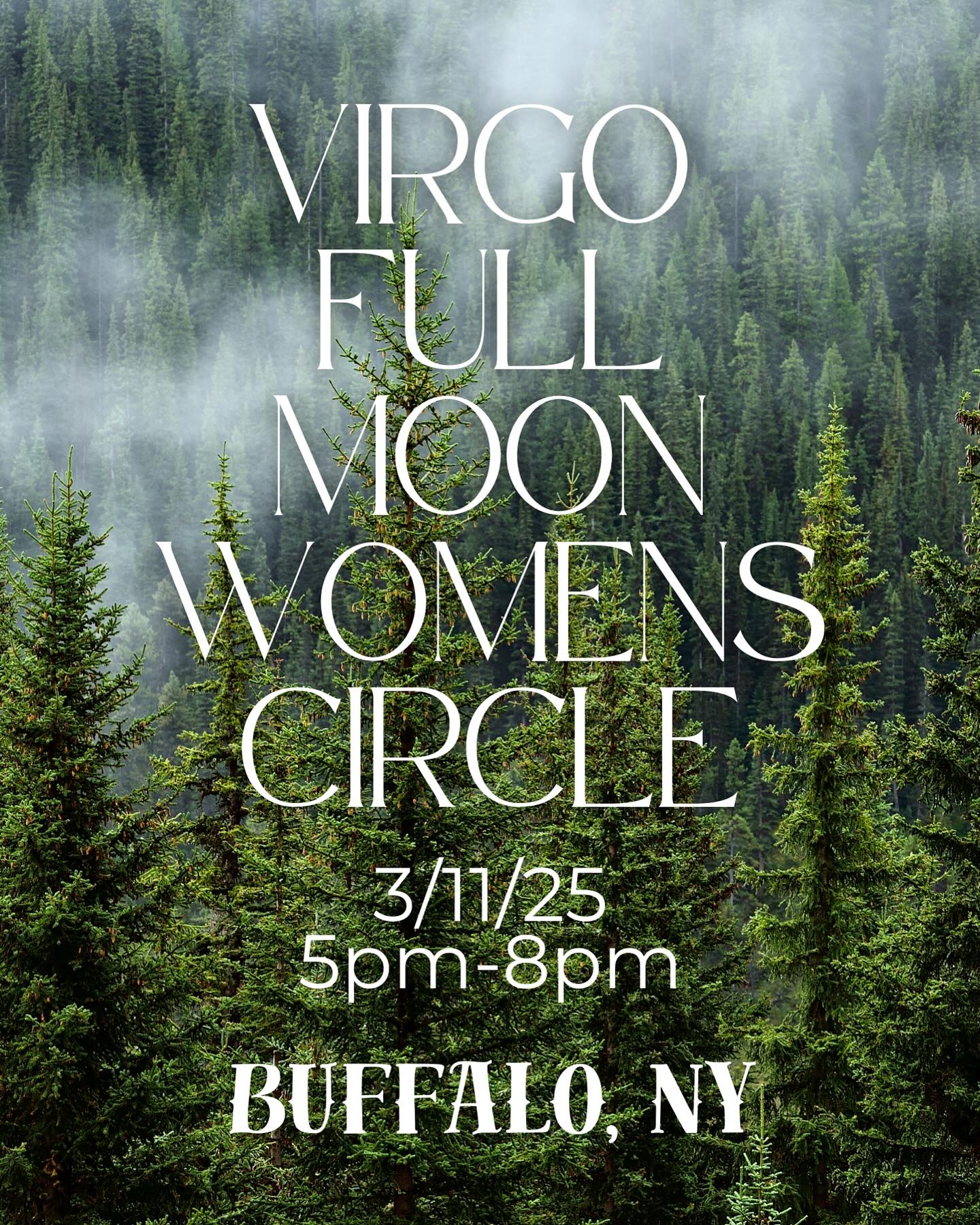 VIRGO FULL MOON WOMENS CIRCLE!!
safe & sacred ceremonial space for women to gather to be seen, heard, and loved
join us for an evening of astrology, moon magic, yoga, herbal tea, reiki and sisterhood!
March 11th, 2025
5pm-8pm
567 Exchange Street Buffalo, NY
Sliding scale donation $30-$50
RSVP limited spaces available