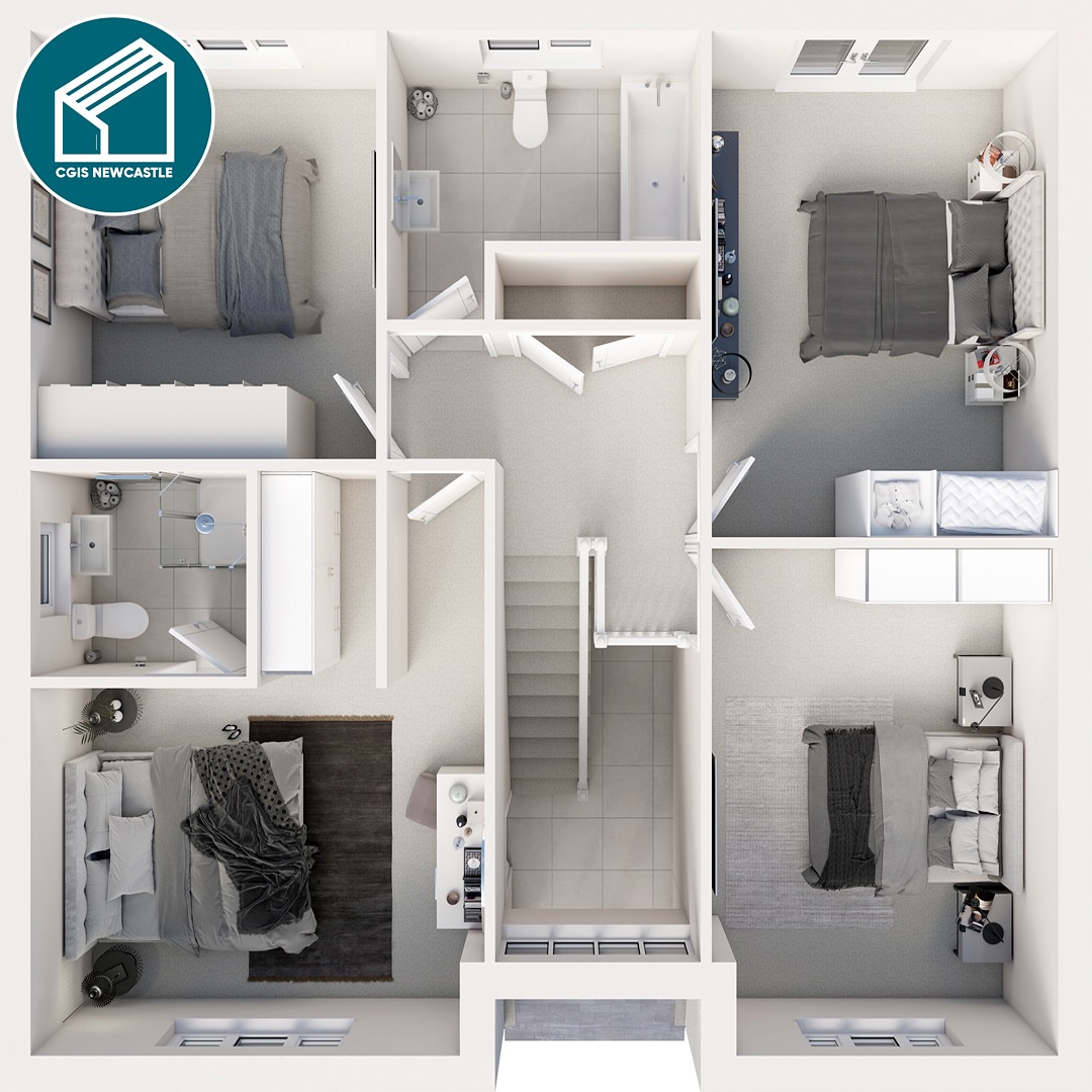 3D Floor Plan CGIs. Following on with the First floor of this Dwelling, a great way to showcase space for prospective purchasers, a little extra goes a long way above traditional 2D floor plans.
.
.
We are CGIs Newcastle, 3D Architectural CGI Studio - Servicing Newcastle Upon Tyne, Northumberland & North East with high quality Sales & Planning CGIs, Property Brochures & VR Tours - www.CGIsNewcastle.co.uk
.
.
#CGI #CGIs #HouseCGI #3drenders #propertydevelopment #propertydeveloper #propertymarketing #3dvisualisation #propertybrochure #architecturalvisualisation #architecturalcgi #architect #architects #propertyforsale #house #CGIproperty #architects #newhome #planningpermission #estateagent #NewcastleUponTyne #Newcastle #NorthEast #Northumberland #Gosforth #Jesmond #Darrashall #cgisnewcastle
www.CGIsNewcastle.co.uk