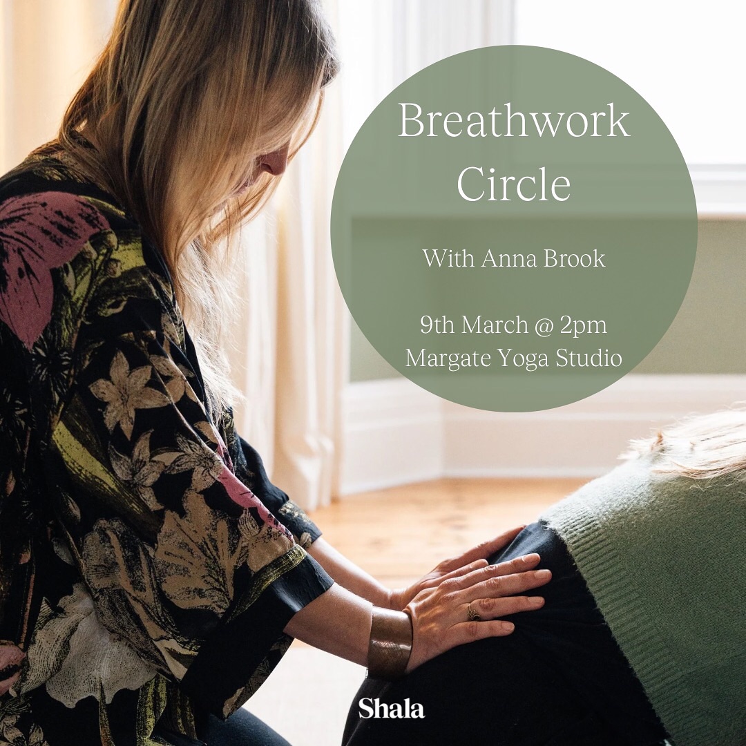 In honour of International Women’s Day…
You are warmly invited to:
Breathwork Circle
Sunday 9th March
2 – 3.30pm
@margate_yoga_studio
With Anna Brook (founder of @shala.women)
Breathwork Circle combines the medicine of the women’s circle, with the self healing potential of a Breathwork Journey (Conscious Connected Breathwork).
Imagine having a space to share the joys and challenges you’re moving through in a warm group...
Imagine learning a tool for life that will see you through life’s toughest challenges, and enhance it’s highs...
Imagine developing an intimate sense of your own breath pattern and being able to release deep stored holding/tensions within your system...
Imagine coming into such deep relaxation that tensions melt away..
This is our Breathwork Circle...
This potent experience is a chance to be fully heard, in a purposely small group, in honour of you as the woman that you are on International Women’s Day.
This event includes:
Sharing Circle
Considering any themes or intentions/coaching
Teaching/recap of Conscious Connected Breathwork technique
Personal Breath Pattern analysis
Breathwork Journey (including movement/thai massage techniques)
Closing Circle
Some other benefits of Breathwork can include:
Enables nervous system regulation
Integration of stress and tension
Attaining higher states of consciousness
Strengthens the respiratory & immune system
Detoxification of the body
Reduce anxiety and trauma release
Stimulating the cardio-vascular system
Expanded awareness
Improved sleep and greater mental focus and clarity
💫
I look forward to welcoming you to the circle ⭕️
To book:
bookwhen.com/margateyogastudio/e/ev-shk4-20250309140000
💫
Anna Brook is the founder of Shala Women and is a Senior Yoga teacher, qualified Breathwork Coach & experienced Women’s Circle Facilitator (& creator of the Women’s Circle Training). She has also taught on many retreats and teacher trainings. She has over 13 years experience.