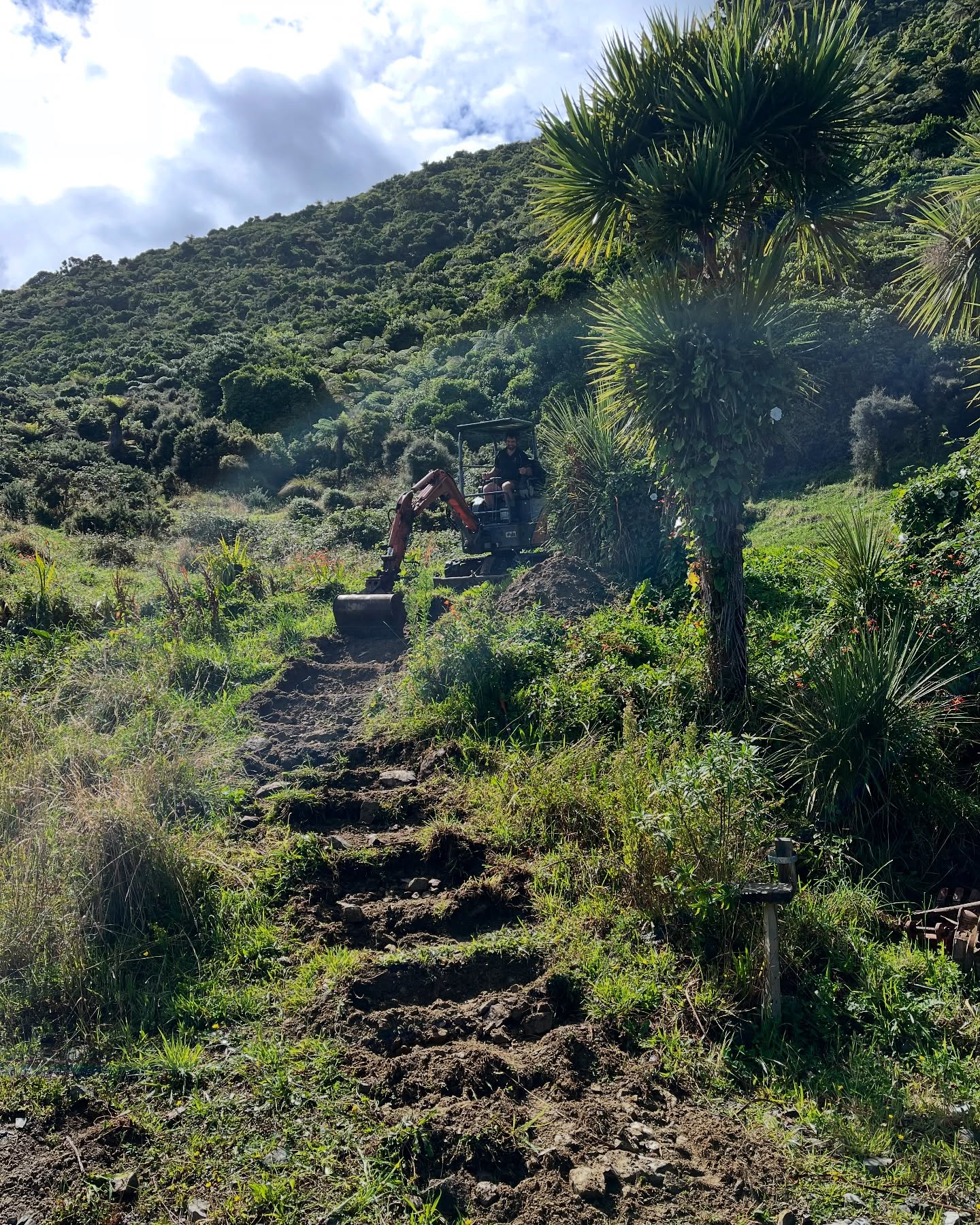 Exciting times. For those who want the sea views but from above instead of toes in the sand, work has started to create a gorgeous new ceremony location that they might want to use.