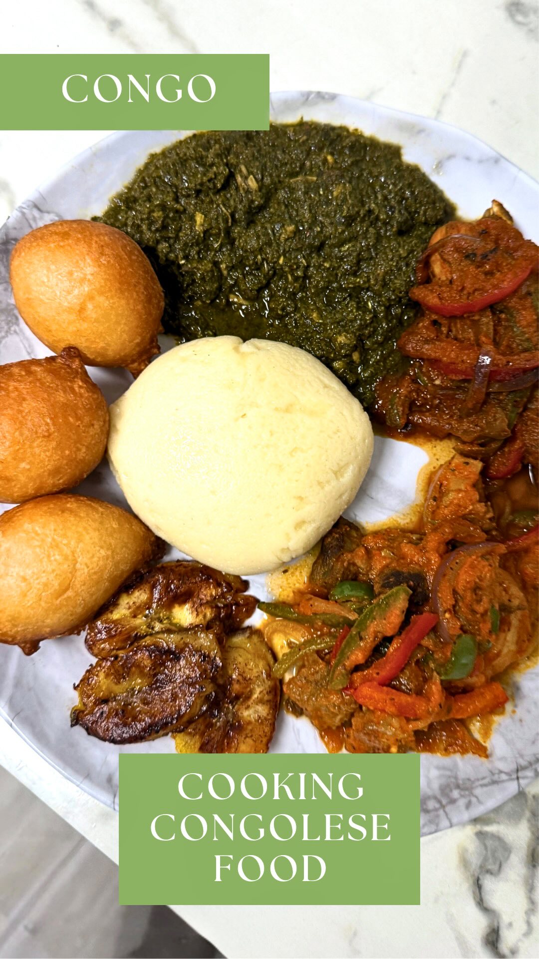 Cultural Bites with Sacraspice: Congo Part 3! 🇨🇩 Learn how to cook five Congolese dishes with us in under five minutes!🥘
Inspired by our visit to Ma Yvé, we cooked up several homely & hearty dishes of Congo: ngombe (beef stew), moambe chicken, pondu, fufu, and beignets. Paired with sweet plantain, everything was absolutely delectable!
Cook along with us and let’s keep Congo lifted up🙏🏾
#CulturalBitesWithSacraspice
#BlackHistoryMonth
#BlackHistoryMonthToronto
#ScarboroughFood
#CongoleseFood
#AllEyesOnCongo
#FreeCongo
#Sacraspice
#BlackFoodSovereignty
#CongoleseCuisine
#Congo