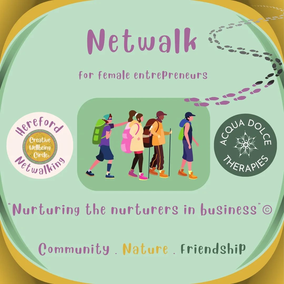 💚 Netwalk for women in business 🧡
📅 Join me next Friday the 28th for our monthly appointment with other female entrepreneurs!
Starting at the @shellstoreheref at 10am we will go for a restorative walk enjoying eachother company as well as sharing the ups and downs of being in business!
On behalf of @creativewellbeingcircle !
Booking is essential:
Booking link in my BIO!
Looking forward to see you there !! 😍🌿
Martina x