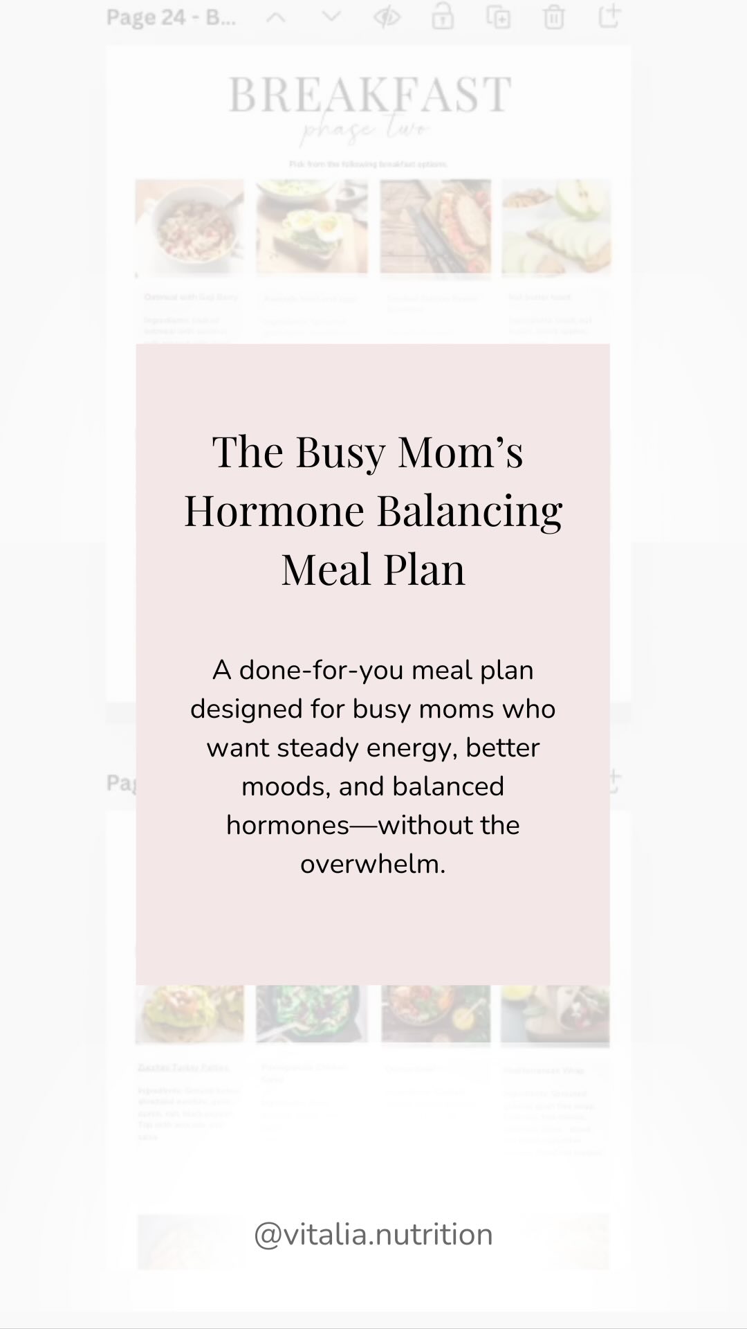 The Busy Mom’s Hormone Balancing Meal Plan
Ever feel like meal planning is just another thing on your never-ending to-do list? I get it—between work, kids, and life, figuring out what to eat shouldn’t feel like another job.
That’s exactly why I created the Busy Moms Hormone-Balancing Meal Plan—to make eating for energy, better moods, and balanced hormones simple.
✅ 48+ easy, nutrient-dense recipes with endless meal combinations
✅ Supports blood sugar balance = no more energy crashes
✅ Helps regulate hormones = fewer mood swings & more stable energy
✅ Takes the guesswork out of meal planning so you can stress less
This cycle syncing meal plan is designed for busy moms who want real, nourishing food without spending hours in the kitchen.
✨ Grab yours today—link in bio! ✨
#BusyMomMeals #hormonebalancing #mealplanningmadeeasy #healthyeatinghabits #momlifebelike #momlife #momlifeisthebestlife #momproblems