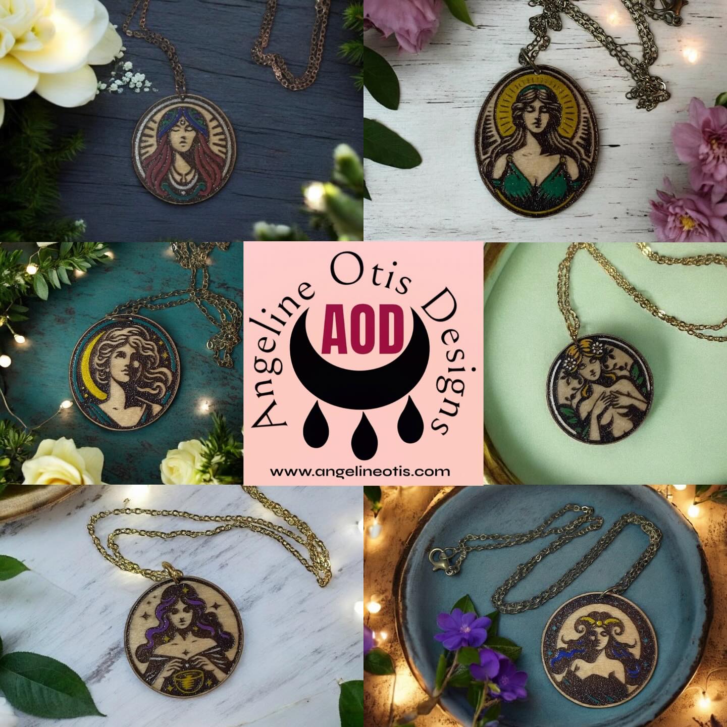 โจ Introducing My New Goddess Necklace Line! โจ
Channel the power, beauty, and mystery of the divine with my latest collection of handcrafted necklaces, inspired by goddesses from mythology, history, and folklore.
Each talisman is designed by me, laser-cut and engraved, then hand-painted to capture the essence of each goddess. Whether itโs Brigidโs creativity, Friggโs protection, Hathorโs joy, Hecateโs wisdom, Idunnโs renewal, or Venusโ passion. Each one is a reminder of the strength and guidance these divine figures offer.
Iโm so proud of these pieces and I canโt wait to share them all with you. Stay tuned in the coming days as I reveal each goddess design along with their unique attributes. Which goddess is calling to you?
Available now on my website!
#GoddessCollection #GoddessTalisman #WearYourMagic #HandmadeWithIntention #HandPaintedJewelry #WomenWhoCreate #MythAndMagic #Folklore #supportsmallbusiness