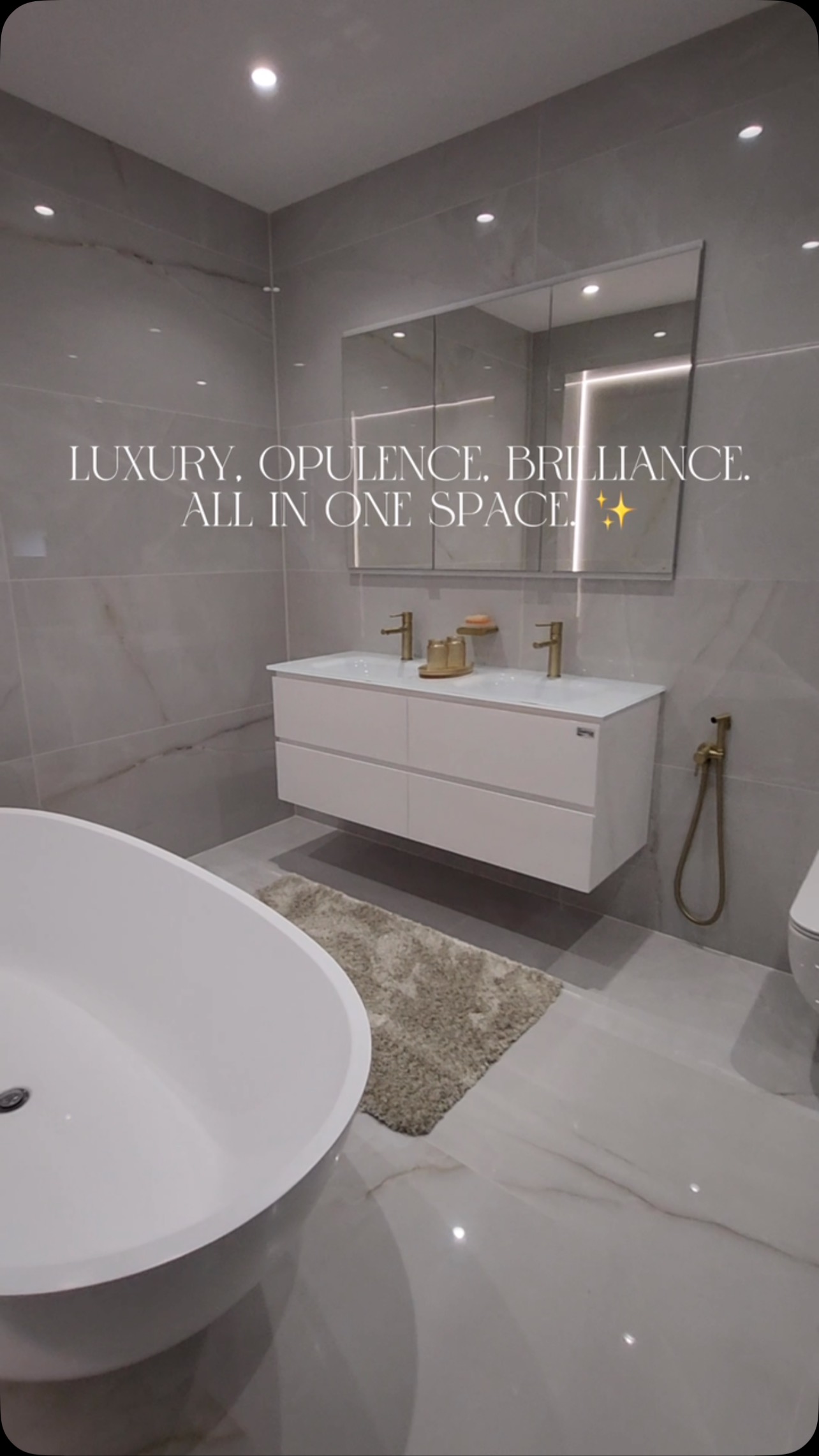 Luxury vibes, Marble dreams & Golden touches ✨
Designed & Supplied By @shethsinteriors
#bathroom #bathroomdesign #interiordesign #design #bathroomdecor #kitchen #homedecor #home #interior #shower #renovation #architecture #bath #bathroomremodel #homedesign #bathroominspo #bathroomrenovation #bathroominspiration #decor #tiles #construction #tile #bathroomideas #kitchendesign #toilet #luxury #plumbing #interiors #marble #bedroom
