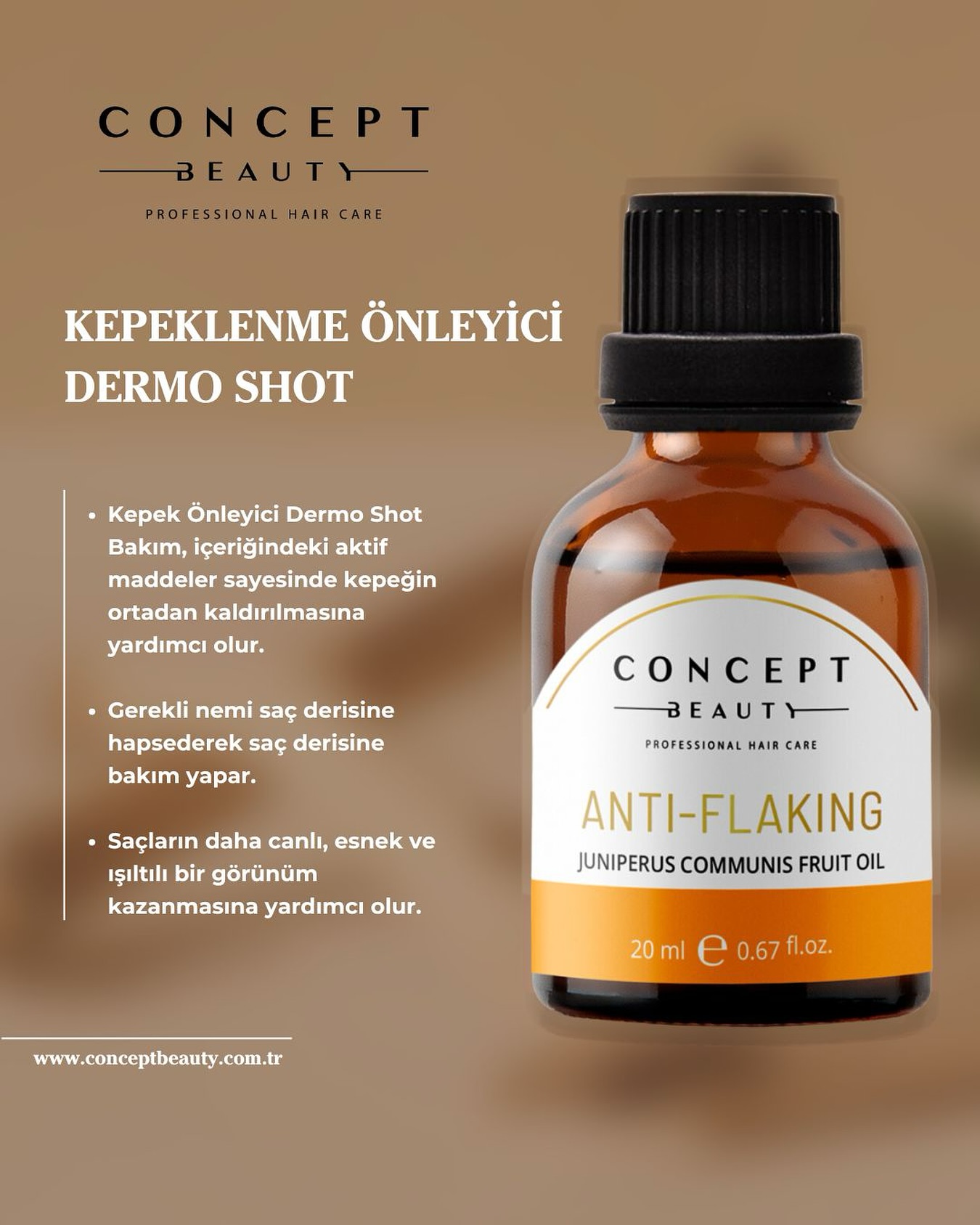 Kepek Sorununa Veda Edin! 💆♀️✨💆 Saç diplerinizde kepeklenme mi var? Kaşıntı ve kuruluk sizi rahatsız mı ediyor? Concept Beauty Kepeklenme Önleyici Dermo Shot ile saç derinize ihtiyacı olan bakımı verin! 🌿
✨ Nem dengesini koruyarak saç derisini yatıştırır.
✨ Kepeği azaltır, temiz ve sağlıklı bir görünüm sağlar.
✨ Saçlarınıza parlaklık ve esneklik kazandırır.
📲 www.conceptbeauty.com.tr
📩 Saç sorununuza göre detaylı bilgi almak için DM’den ulaşabilirsiniz.
#kepeklisaçlar #kepek #saçbakımı #saçderisibakımı #saçsağlığı #parlaksaçlar #conceptbeauty #güzellik