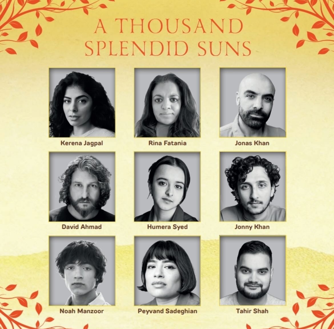 We’re over the moon to finally announce that TAHIR SHAH is joining the cast of ‘A THOUSAND SPLENDID SUNS’, directed by Roxana Silbert.
Adapted from @khosseini’s best-selling novel, this new show is produced by @therepbirmingham, in conjunction with @nottmplayhouse and @leedsplayhouse 🎭
#JHPM #excitingnews #theatre #AThousandSplendidSuns #adaptation #novel #coproduction #soproud
