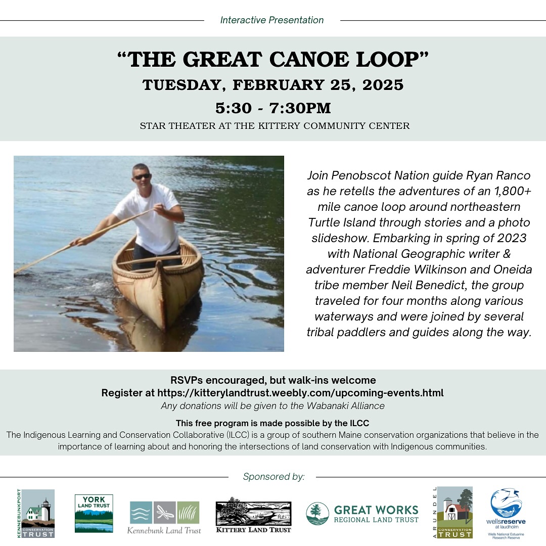 TOMORROW! 🛶✨
RSVPs encouraged, we hope to see you there!
#maineconservation #arundel #kitterymaine #kennebunk #kennebunkport