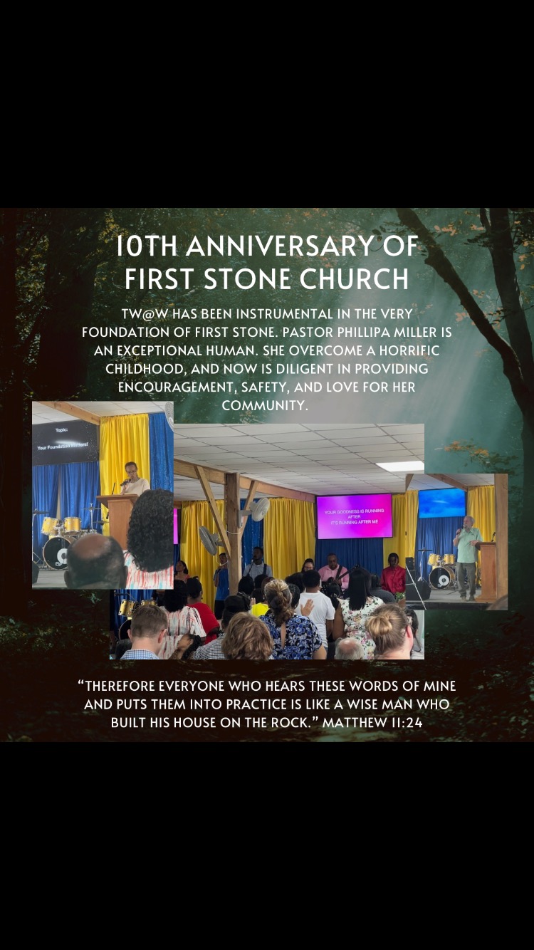The word at work. An incredible anniversary for a church that is moving mountains. We are honored to have been with First Stone Church and Phillipa Miller since the beginning.