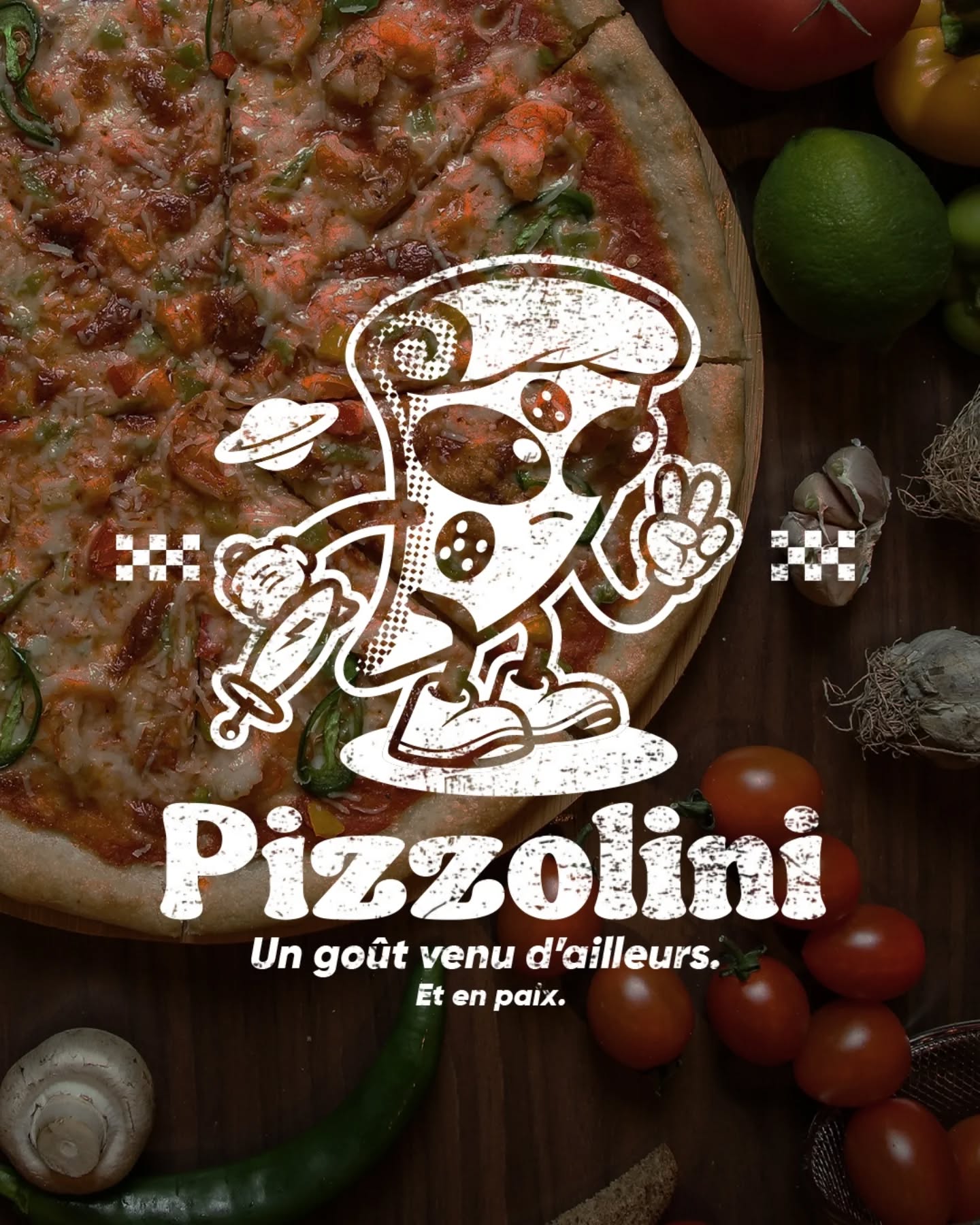 Nouveau logo mascotte
La pizza cosmique vient en paix, le monde est sauvé ☮️
#logo #logodesign #mascotte #mascotdesigner #pizzadesign #graphicdesign #graphistemontpellier #graphisme #art