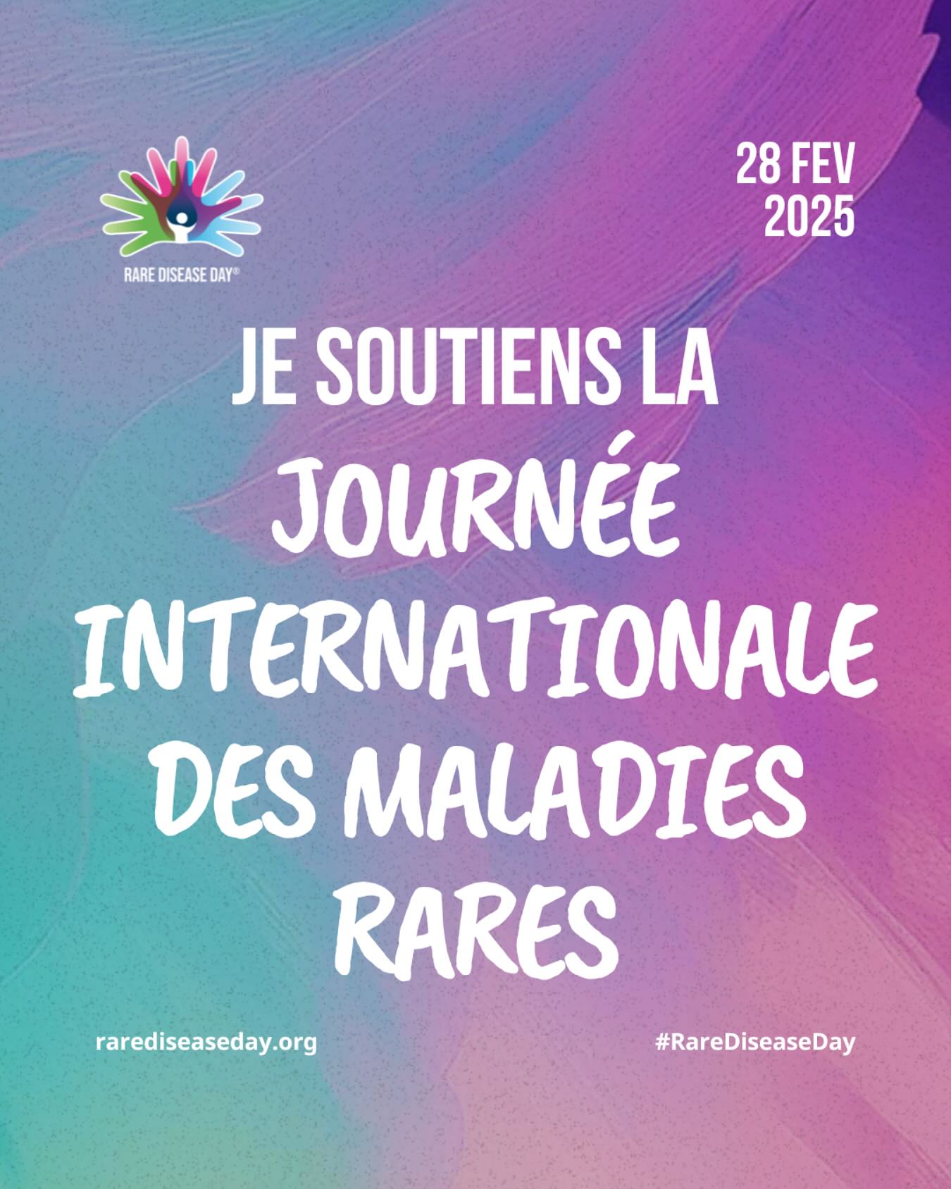 🌍✨ Journée Internationale des Maladies Rares 2025 ✨🌍
Aujourd’hui, nous rejoignons le mouvement mondial pour sensibiliser aux maladies rares, en particulier celles liées à l’empreinte du chromosome 20, les IPPSD. Chez K20, nous savons à quel point il est essentiel de faire entendre notre voix et de partager nos histoires.
Les maladies rares touchent des milliers de personnes à travers le monde, certains patients restent sans diagnostic, d’autres sans accompagnement, dans l’ombre. Nous sommes déterminés à changer cela. Nous avons besoin de votre soutien pour :
- Sensibiliser : Éduquons notre communauté sur les maladies rares.
- Soutenir : Offrons un espace d’écoute et de partage pour les patients et leurs familles.
- Agir : Encourager la recherche et le développement de traitements adaptés.
💙 Rejoignez-nous aujourd’hui ! Partagez votre histoire, utilisez le hashtag #JIMR2025 et ensemble, faisons briller la lumière sur les maladies rares. Chaque voix compte, chaque histoire a de la valeur.
Merci de faire partie de notre communauté et de soutenir notre cause. Ensemble, nous sommes plus forts !🧬
#JournéeDesMaladiesRares #associationK20 #Solidarité #Recherche #RareDiseaseDay #JIMR2025