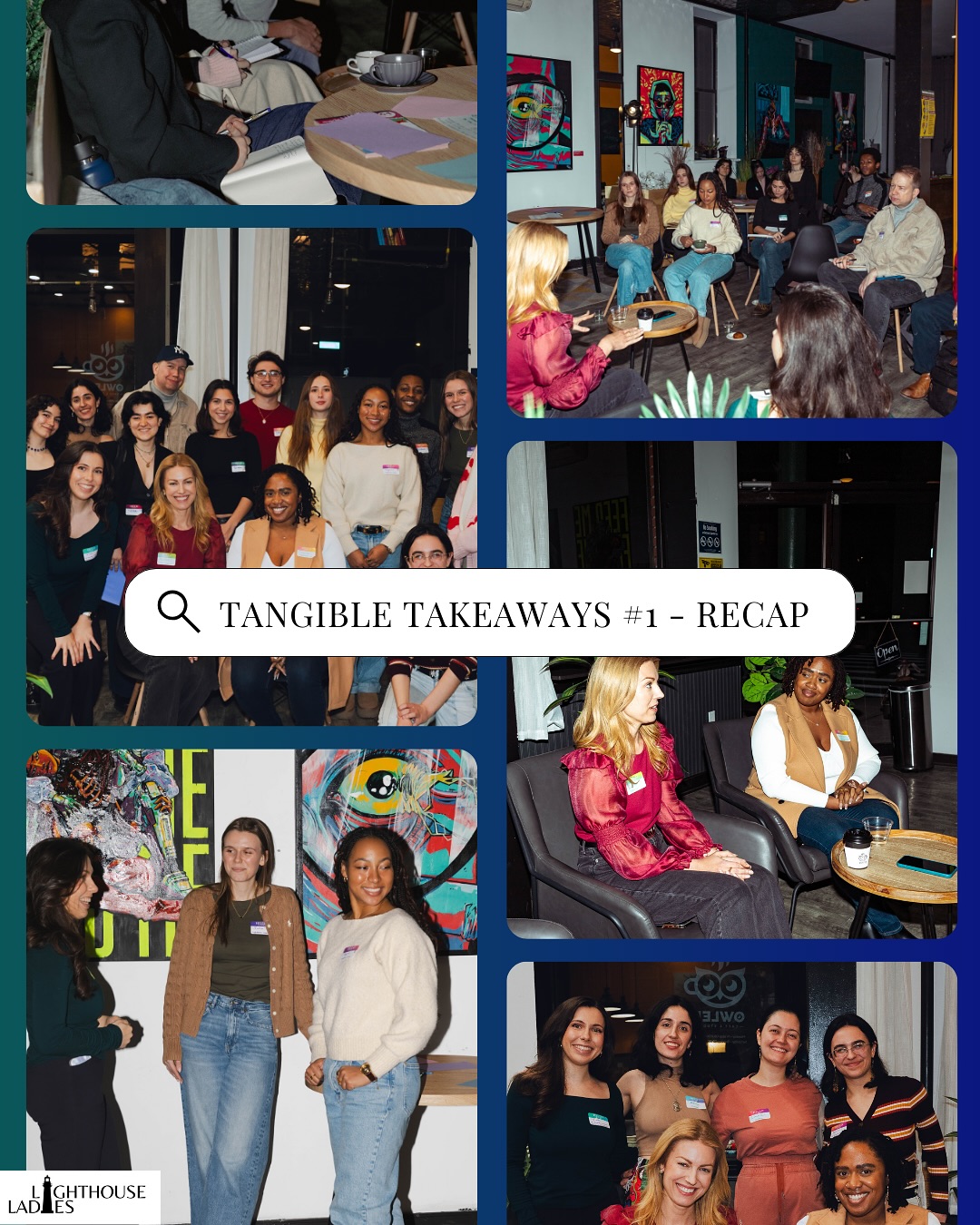 We are still feeling all the excitement and motivation from our very first Tangible Takeaways workshop! 🎉
We were thrilled to have amazing social media experts Jazelle Foster, Sarah Pribis, and Sònia Victoria Werner join us to share their insights on building your brands, crafting the perfect tagline, and growing your audience. 🚀
A big shoutout to our talented Lighthouse Ladies Photographers for capturing stunning headshots!
📸: @romytakesphotos @sophiarise_photos
Our Vision Boarding and Manifestation Station was a total hit, sparking so many new conversations and encouraging everyone to dream big and plan out their creative goals. 🌈
Thank you to everyone who attended, and a special thank you to Owlee Cafe and Studio for hosting us! Please make sure you join the DATABASE and our MAILING LIST for future opportunities (links are all in bio)! 💖
#NYCevents #CreativeCareer #levelup #contentcreatortips #contentcreatormarketing #socialmediastrategy #creativegoals #artistcollective #womenintheater #womeninfilm #creativecommunity #filmcommunity #talentedwomen #nycproductioncompany #lighthouseladies #TangibleTakeaways