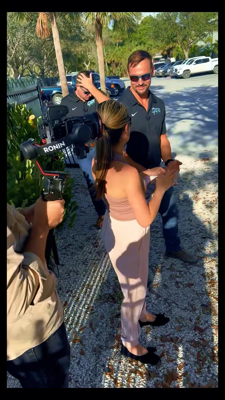 Behind the scenes for Campaign video for @carterfenceco 🎥