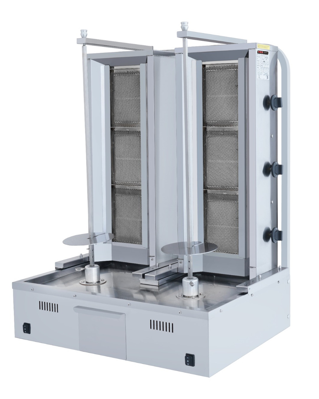 Grill-Liebhaber aufgepasst! Der Doppel Gas Dönergrill mit Motor Unten bietet alles, was Ihr für perfektes Dönerfleisch braucht. Mit 3+3 Brennern und einer Maximalleistung von 80 kg ist er ideal für gewerbliche Nutzung. 🔥 Erhaltet ihn jetzt zum Sonderpreis von nur 1.279,99 €! #Dönergrill #Grillen #Essensliebe #Gastronomie